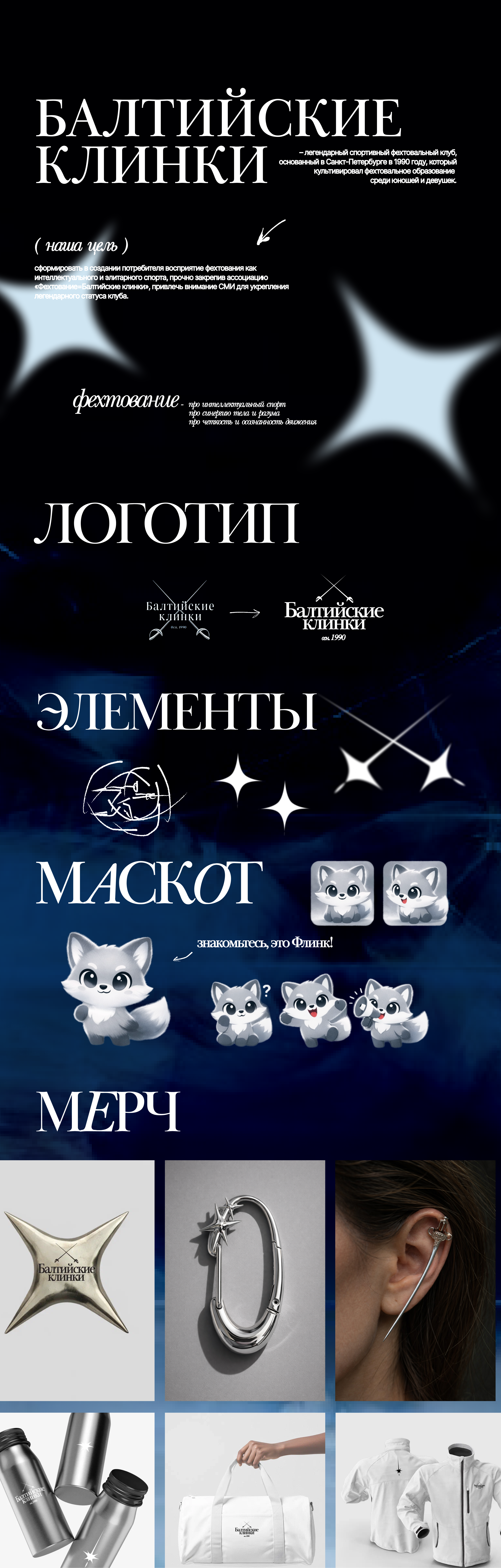 ПИАР КАМПАНИЯ СФК "БАЛТИЙСКИЕ КЛИНКИ". ЛОГО, МЕРЧ — Изображение №1 — Брендинг на Dprofile