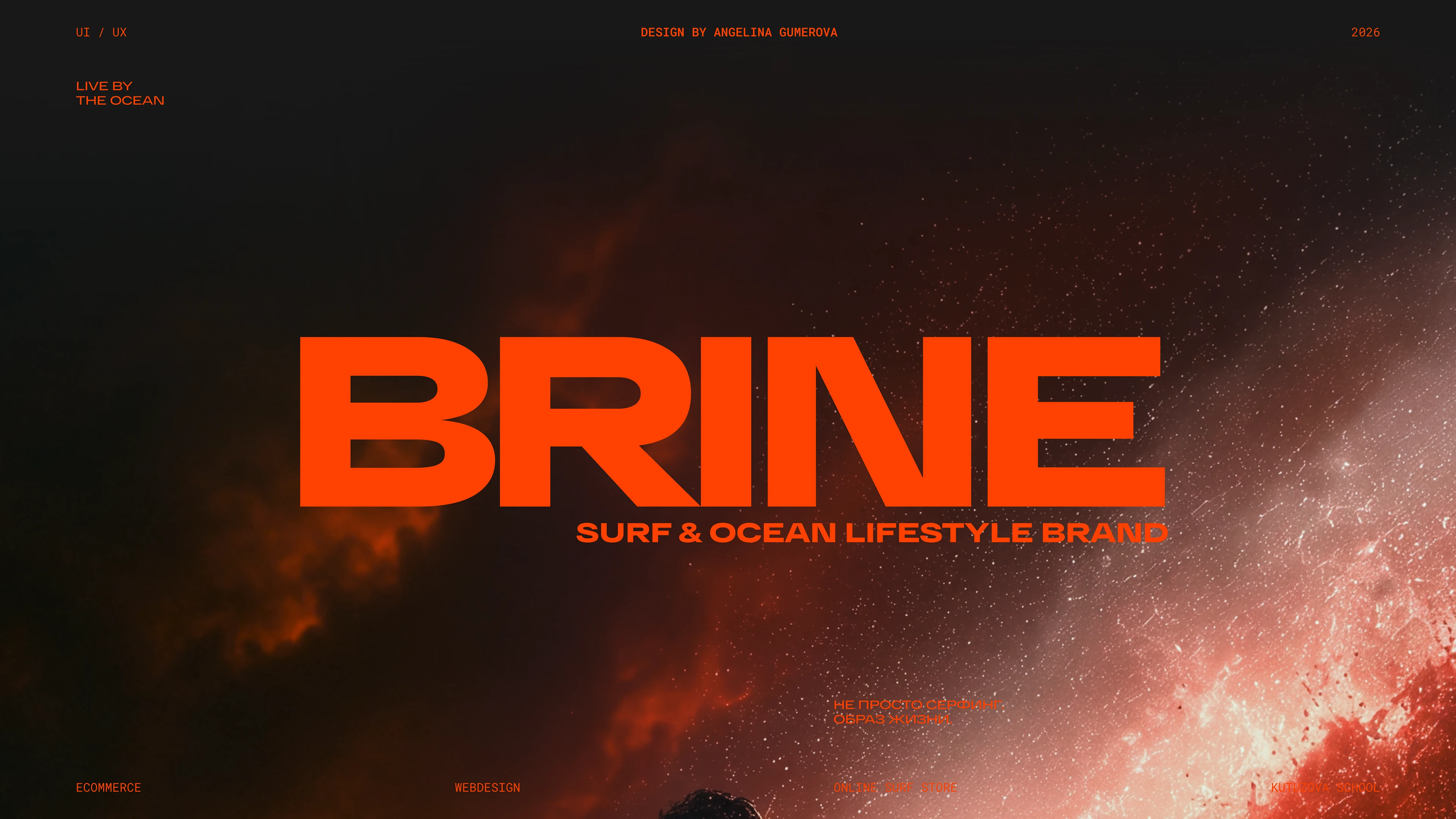 BRINE — Surf Brand Website | UI/UX — Изображение №1 — Интерфейсы, Анимация на Dprofile