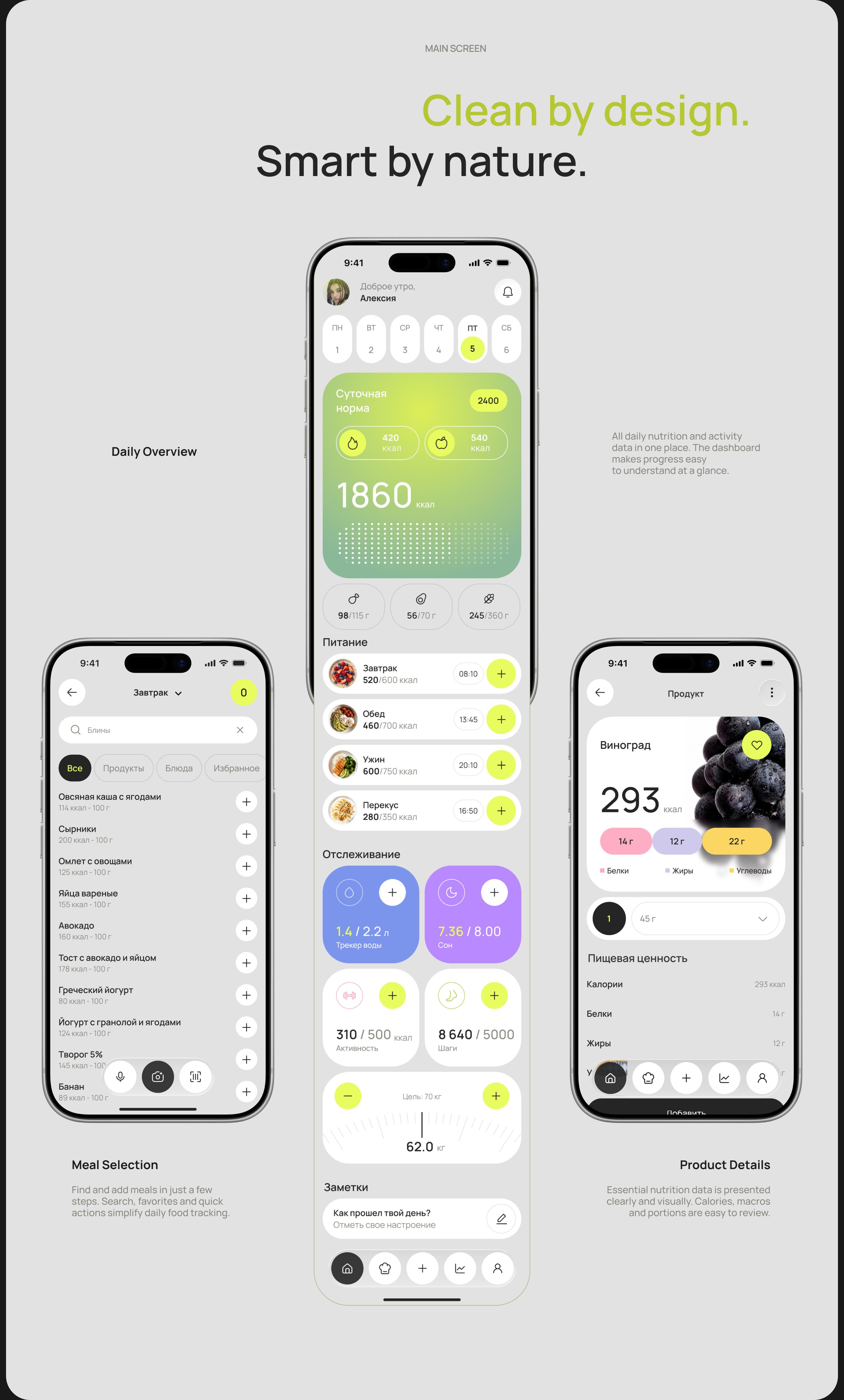 NUVO AI — Nutrition & Calorie Tracking App — Изображение №8 — Интерфейсы на Dprofile