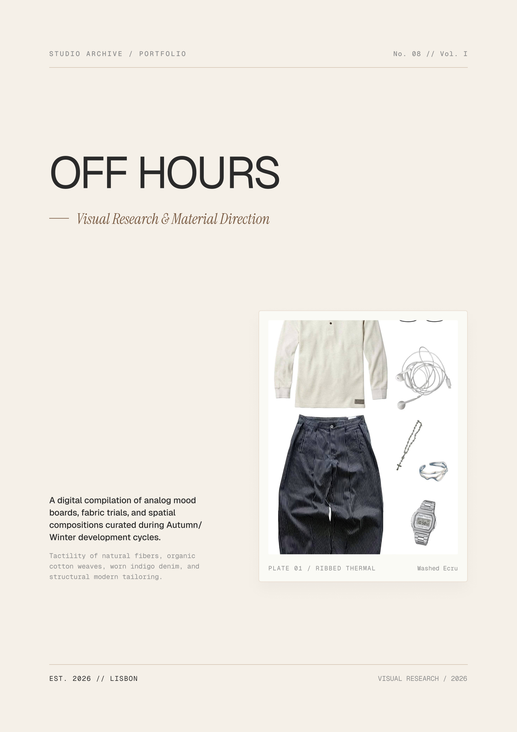 OFF HOURS — Изображение №1 — Брендинг, Графика на Dprofile