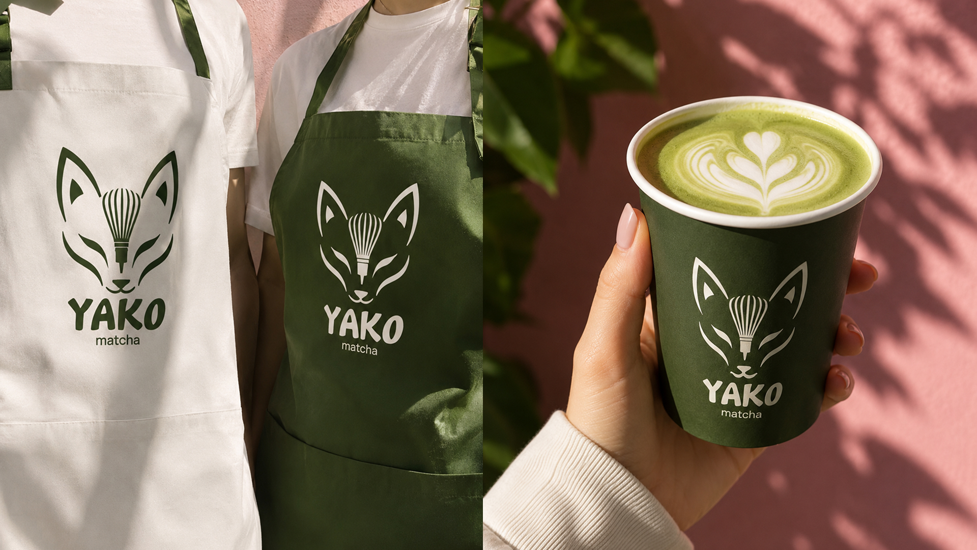 Айдентика для бренда матчи YAKO MATCHA — Изображение №7 — Брендинг, Графика на Dprofile