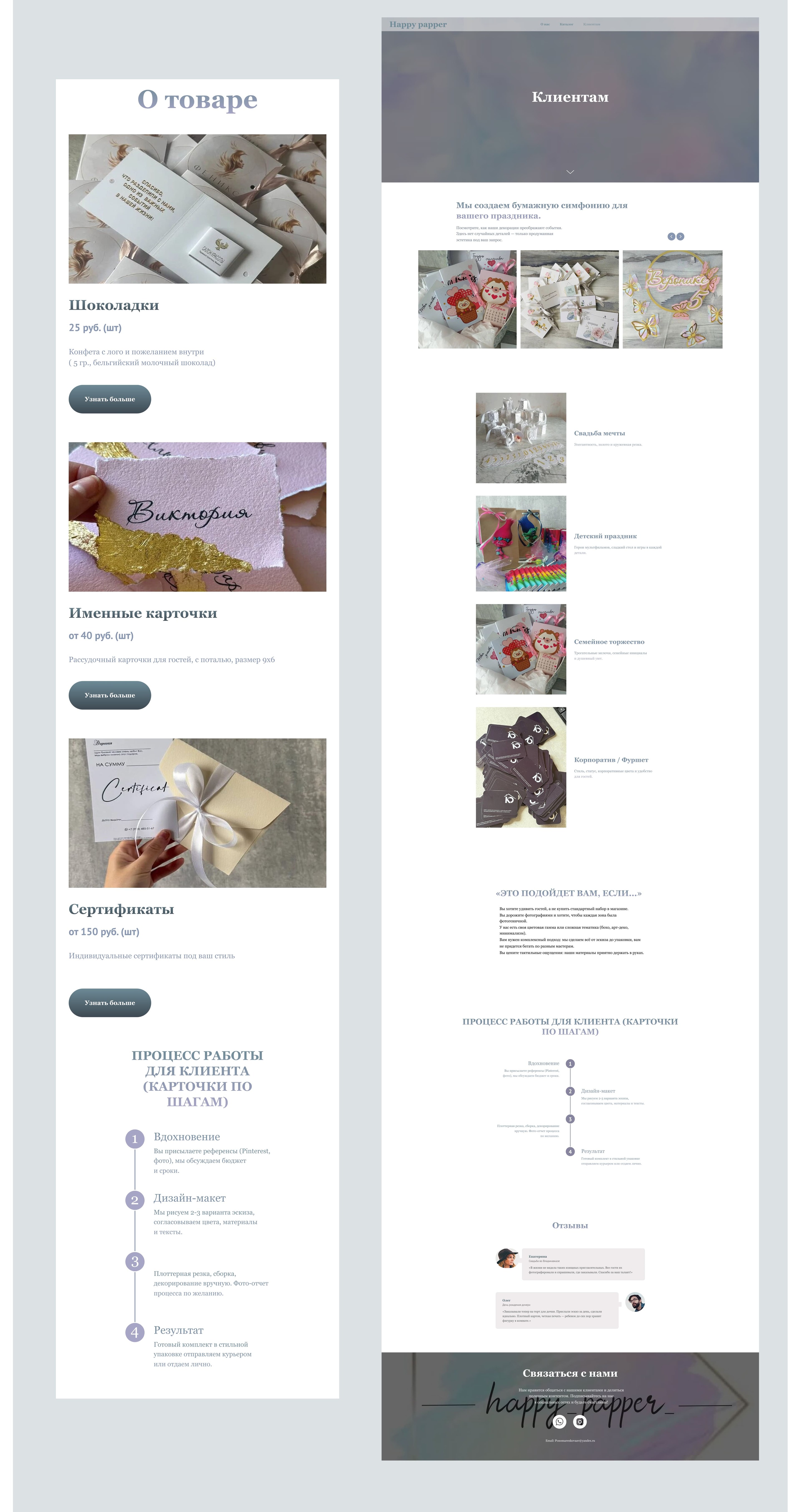 Happy Papper | Website for a typography — Изображение №6 — Интерфейсы на Dprofile