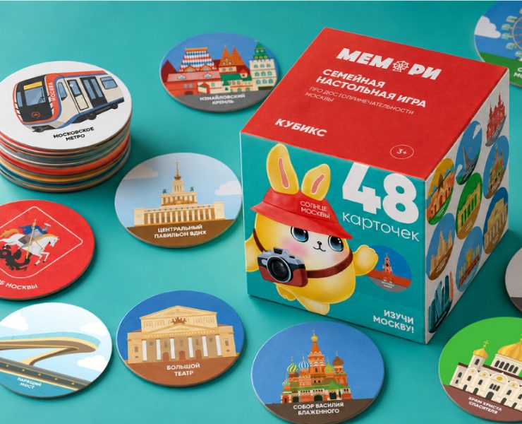 Игра "Мемори. Москва в 24 знаках" — Брендинг на Dprofile
