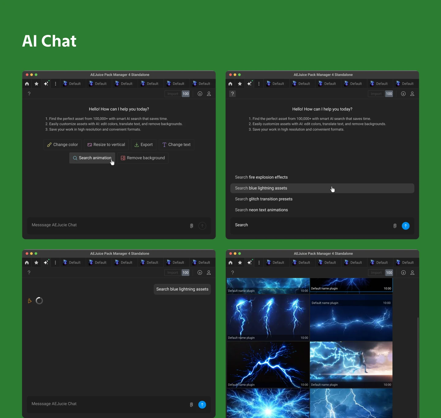 Animation & Motion Asset Manager — Изображение №12 — Интерфейсы на Dprofile
