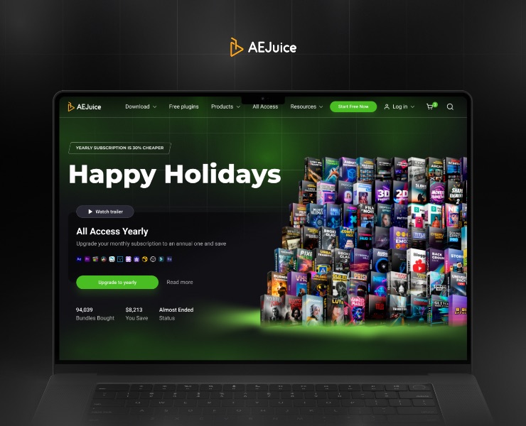 Animation & Motion Graphics Shop — Интерфейсы на Dprofile