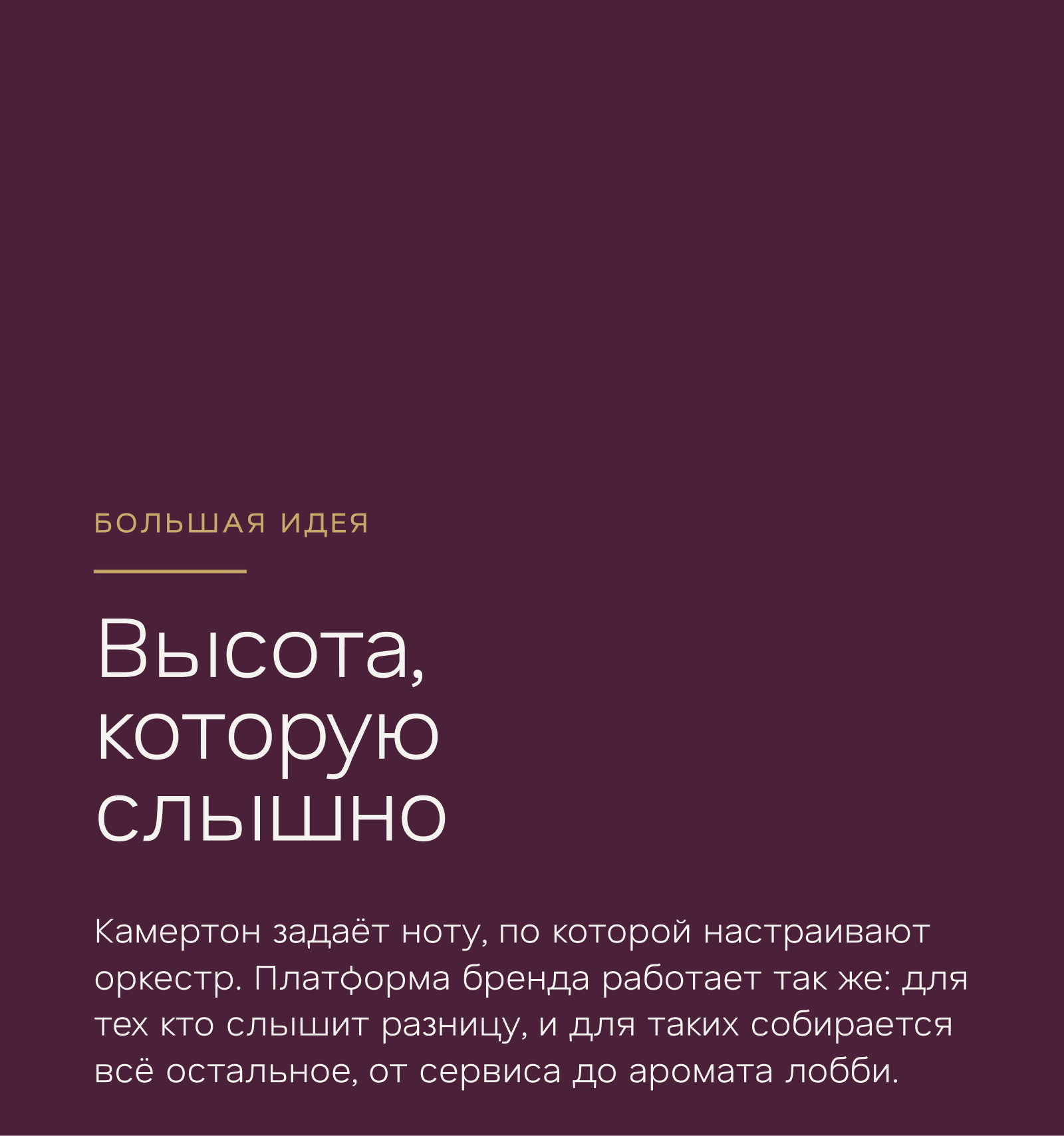 Гранд Чайковский. Высота, которую слышно. — Изображение №6 — Брендинг, Маркетинг на Dprofile