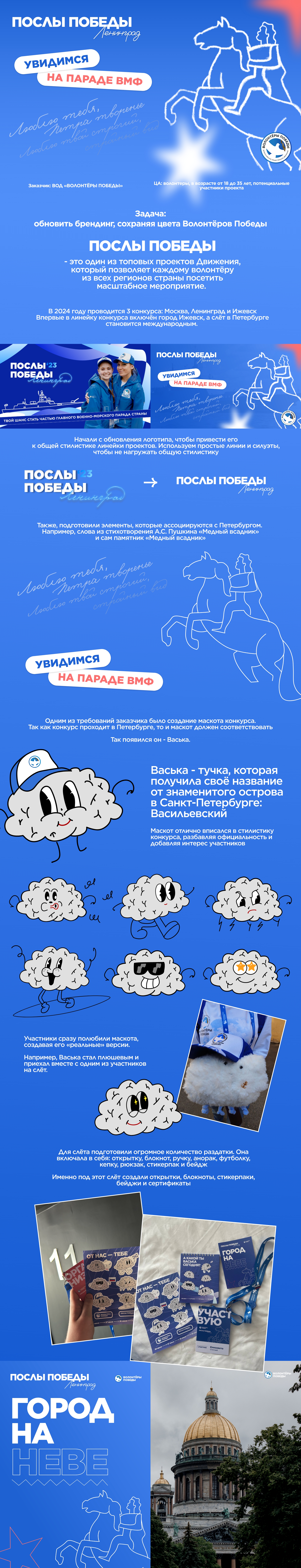 Послы Победы. Ленинград 2024 — Изображение №1 — Брендинг на Dprofile