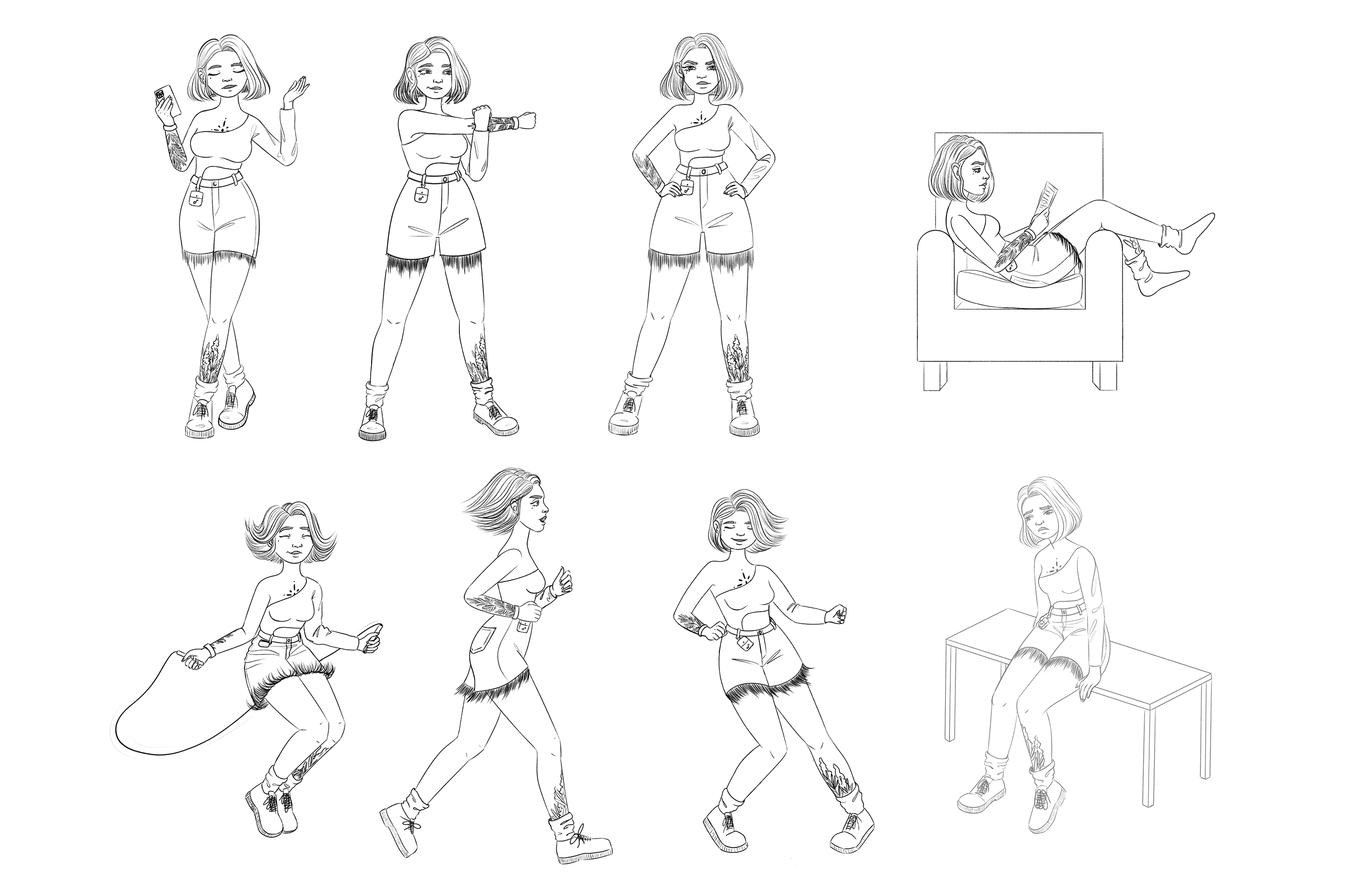 Дизайн персонажа 𝄀 Character design — Изображение №11 — Иллюстрация на Dprofile