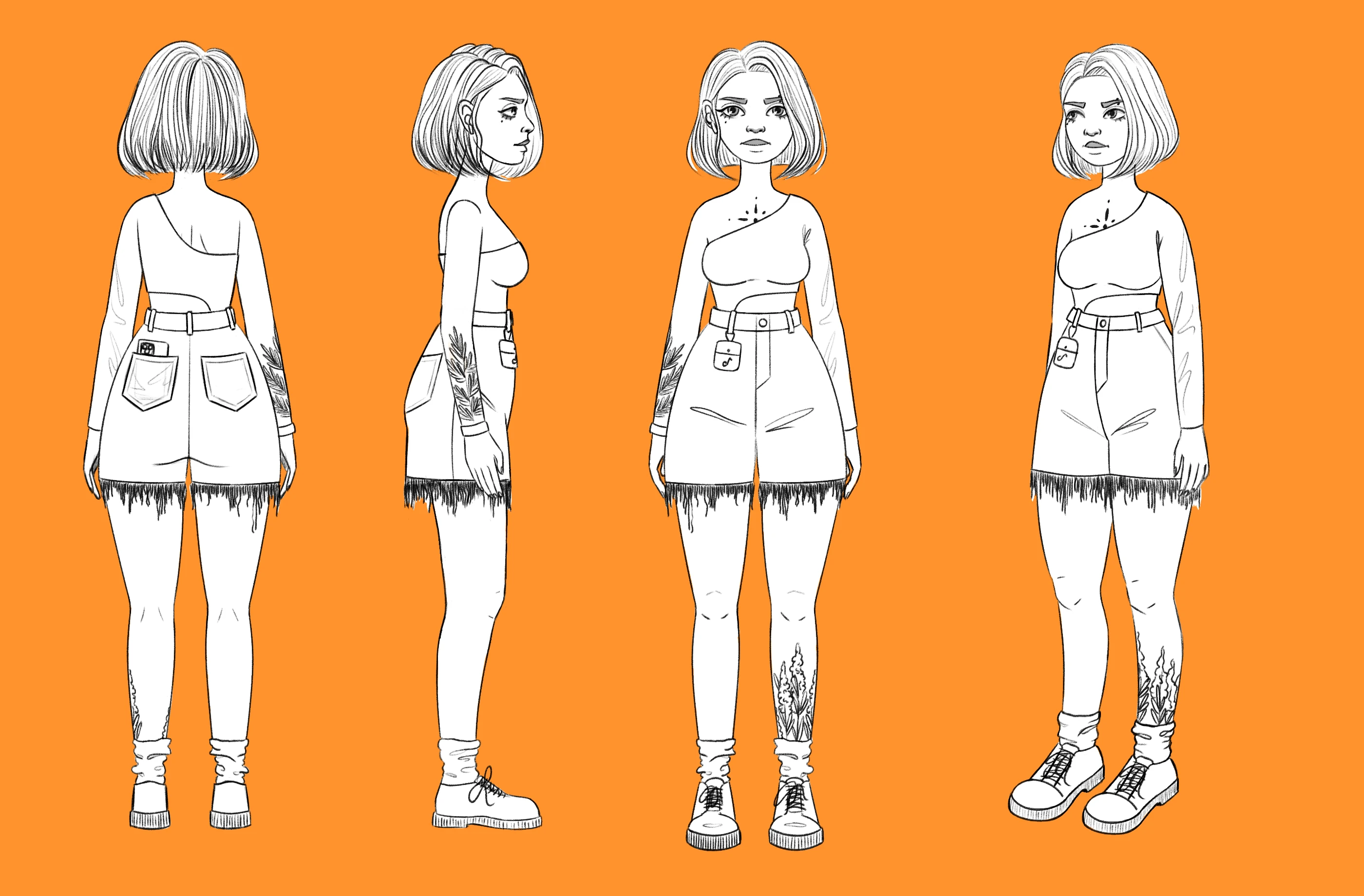 Дизайн персонажа 𝄀 Character design — Изображение №6 — Иллюстрация на Dprofile