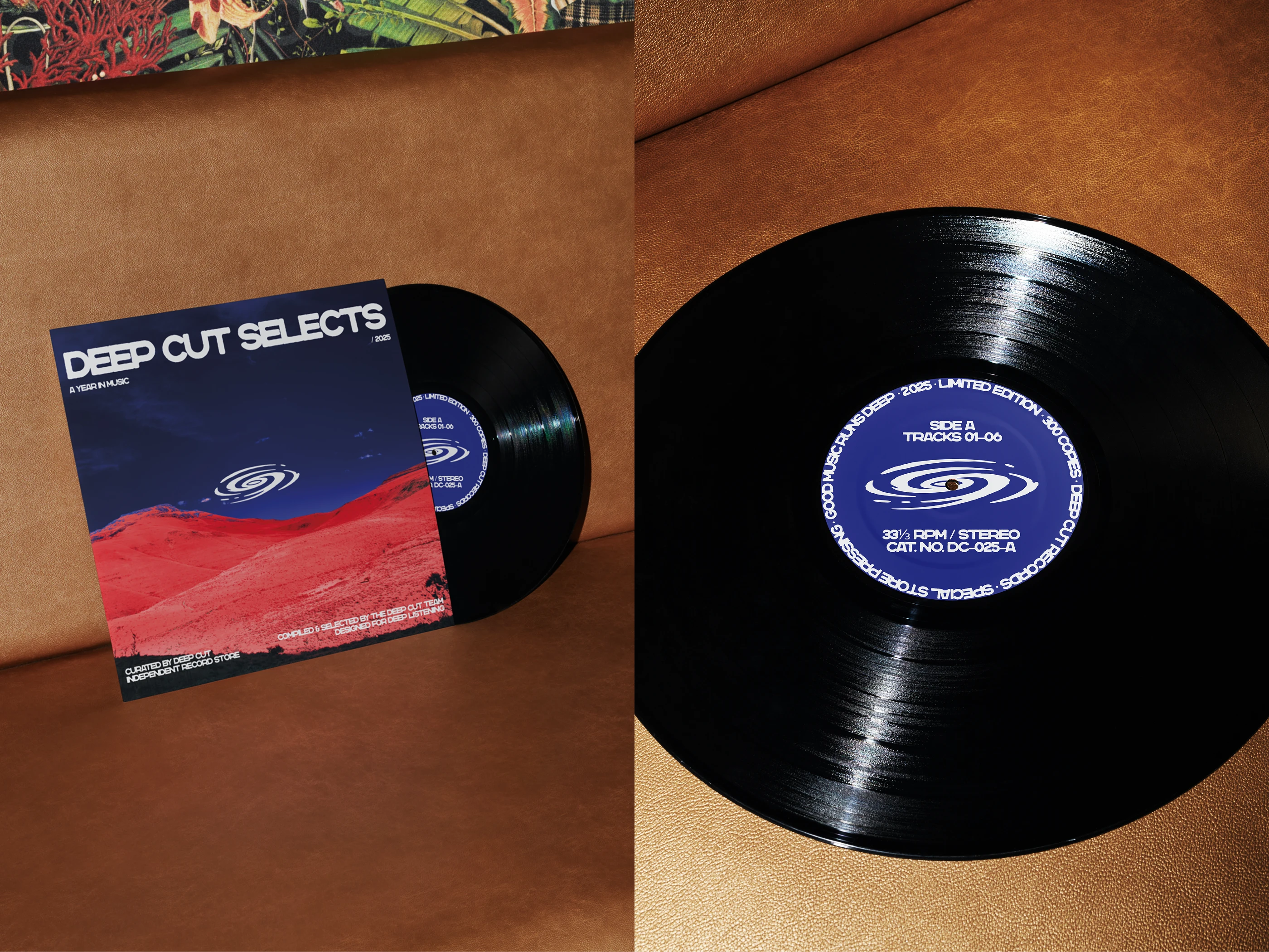 DEEP CUT — Vinyl Store Brand Identity — Изображение №5 — Брендинг, Графика на Dprofile