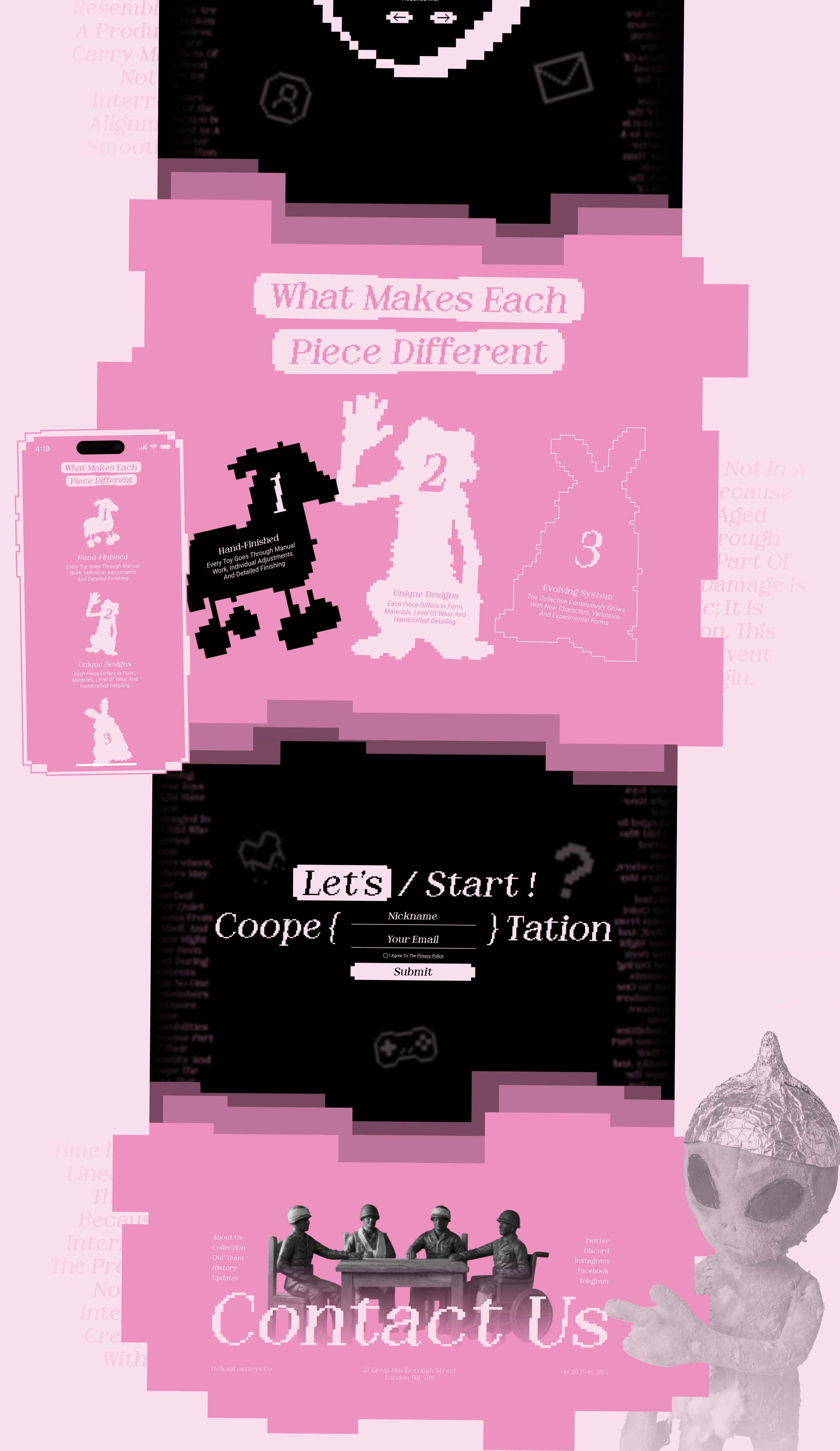 Lost * Toys | Website Design — Изображение №9 — Интерфейсы на Dprofile