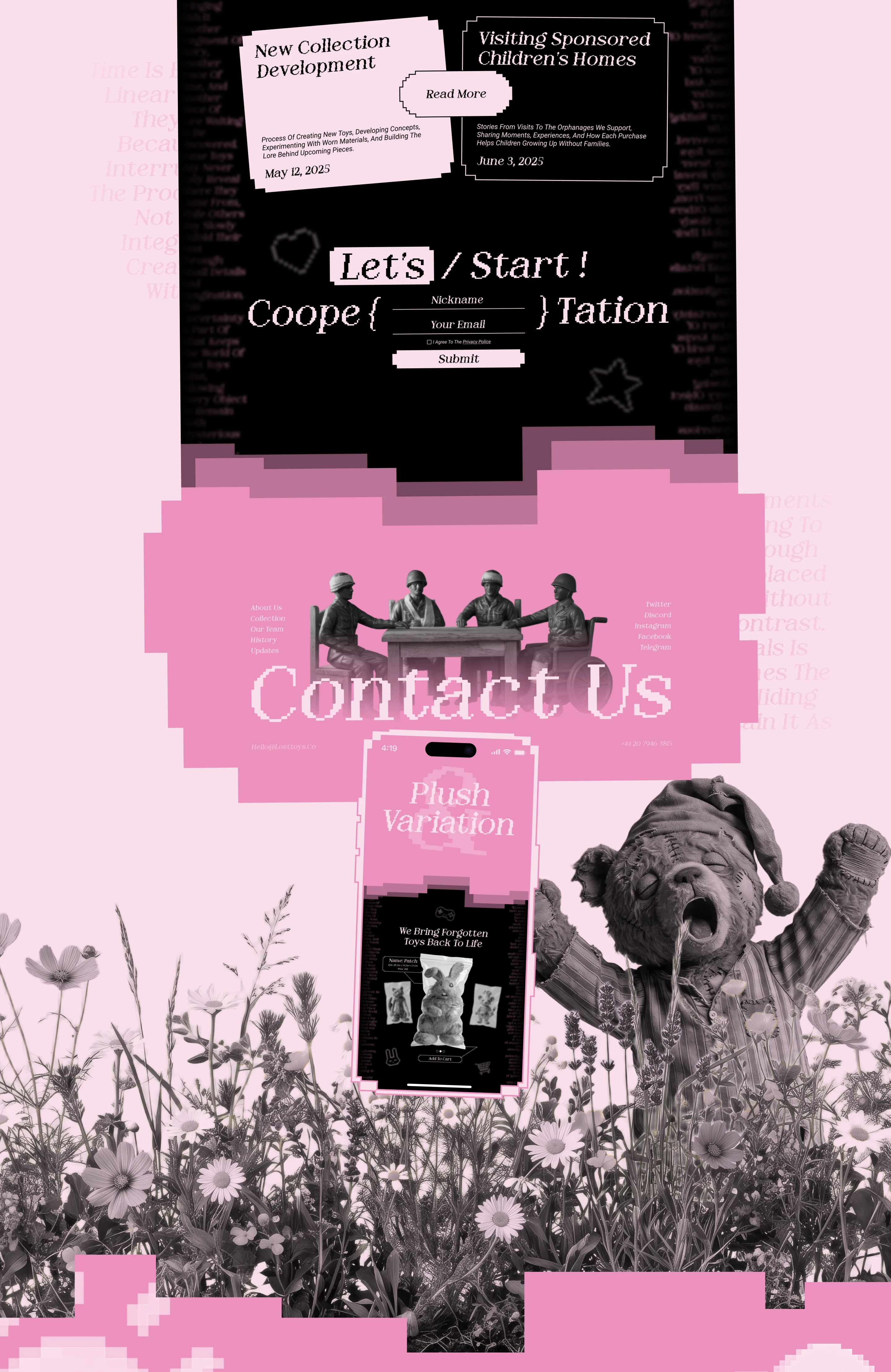 Lost * Toys | Website Design — Изображение №3 — Интерфейсы на Dprofile