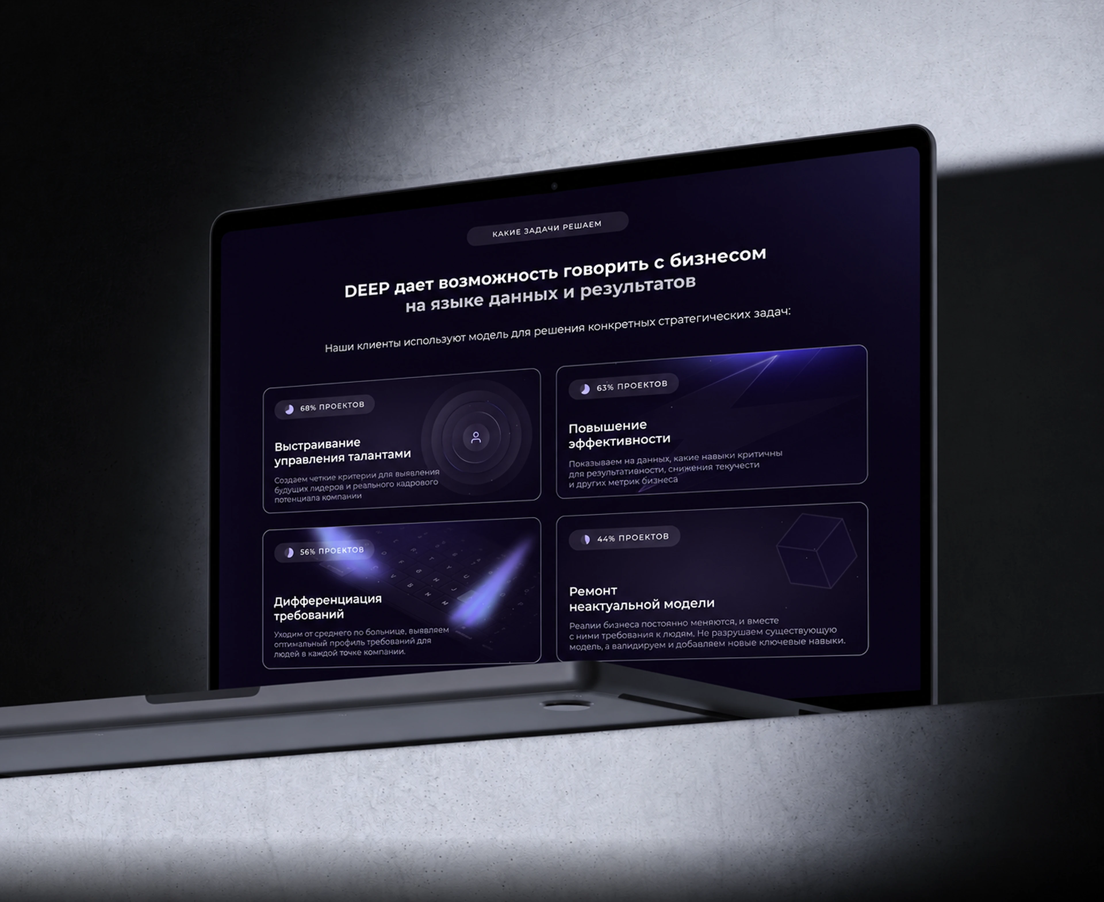 HR Tech Landing Page | UX/UI Design — Изображение №4 — Интерфейсы на Dprofile