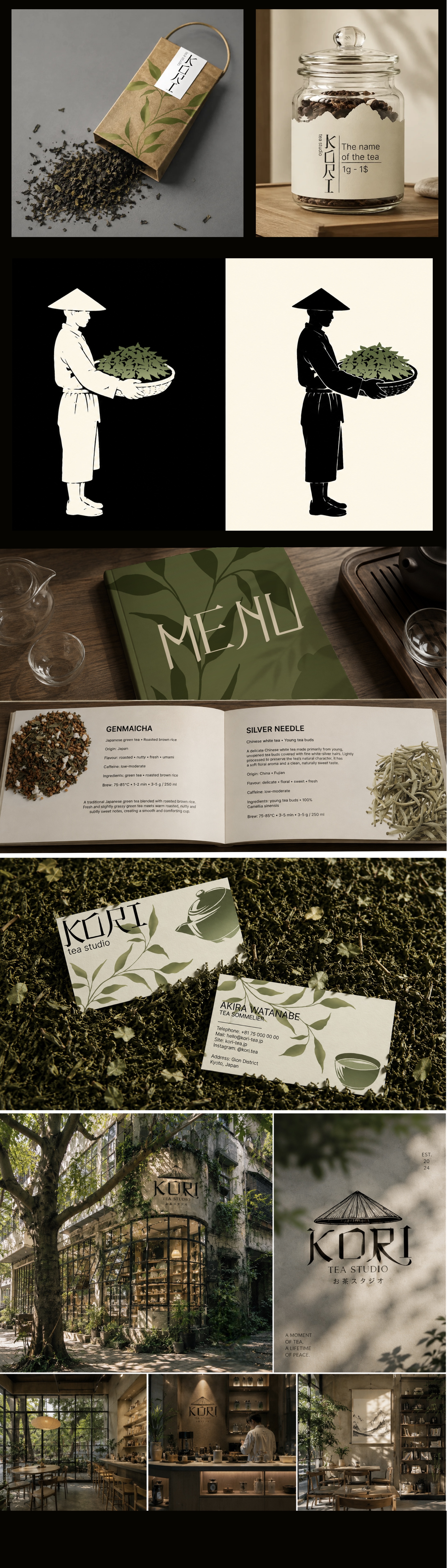 KORI tea studio — Изображение №3 — Интерфейсы, Брендинг на Dprofile