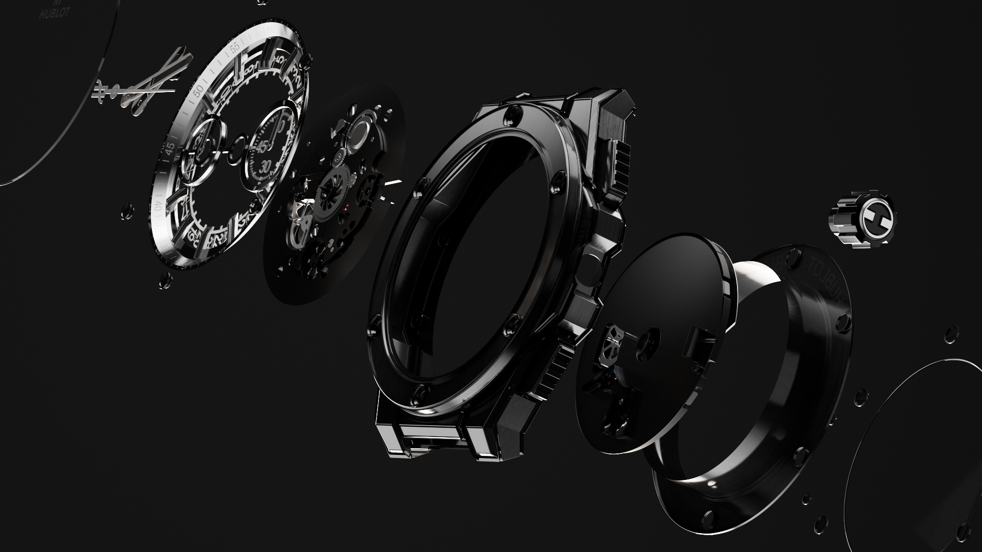Hublot — 3D Product Study teaser — Изображение №2 — 3D, Анимация на Dprofile