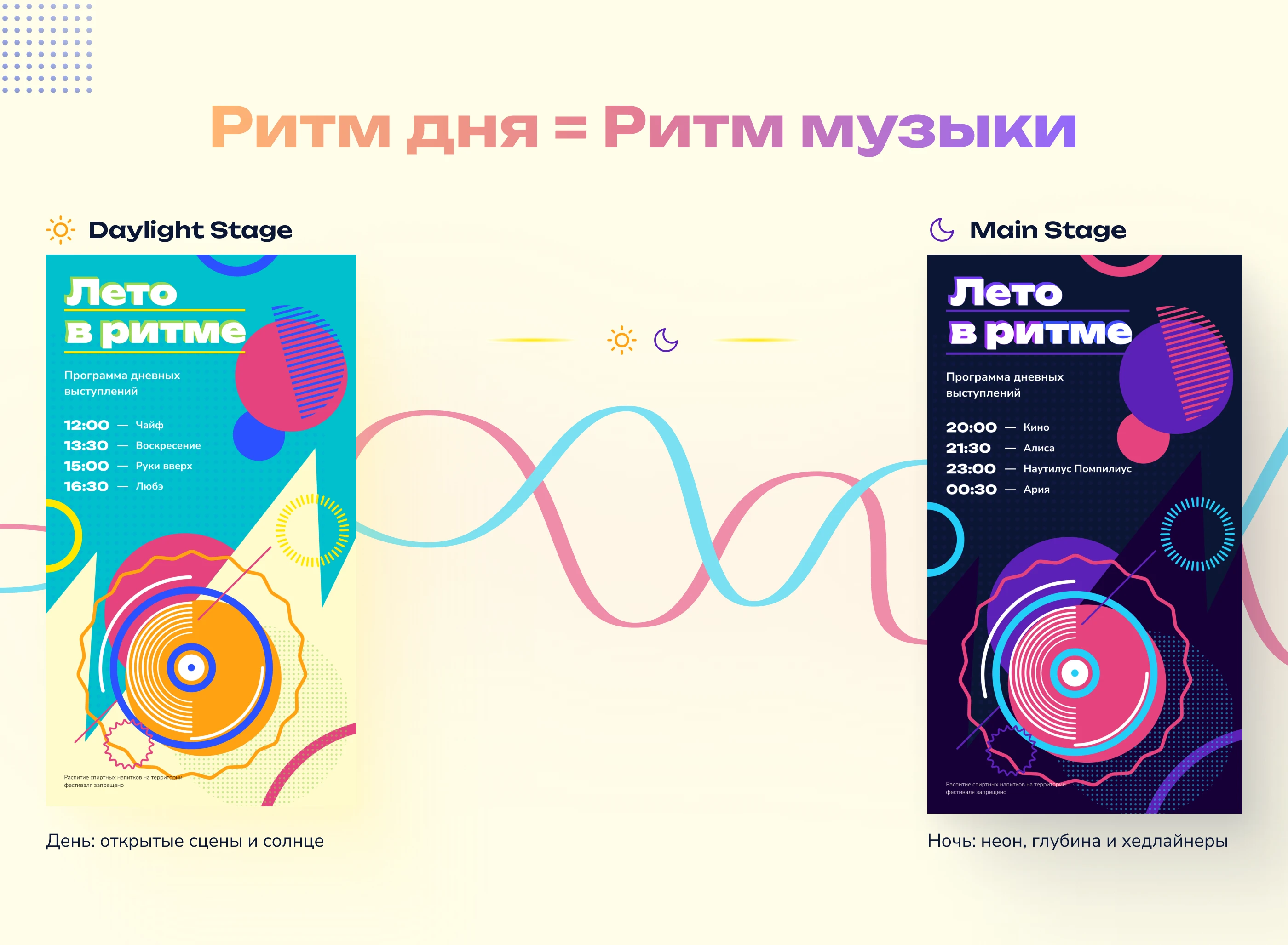 «Лето в ритме» — фестивальная плакатная серия — Изображение №3 — Графика на Dprofile