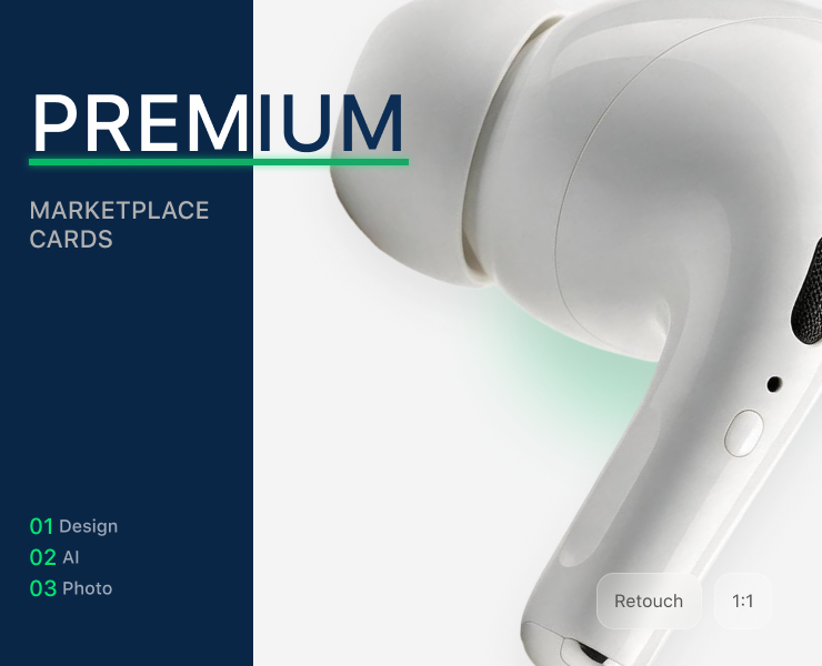 AirPods Pro — Premium Visual System for Marketplace — Интерфейсы, Графика на Dprofile