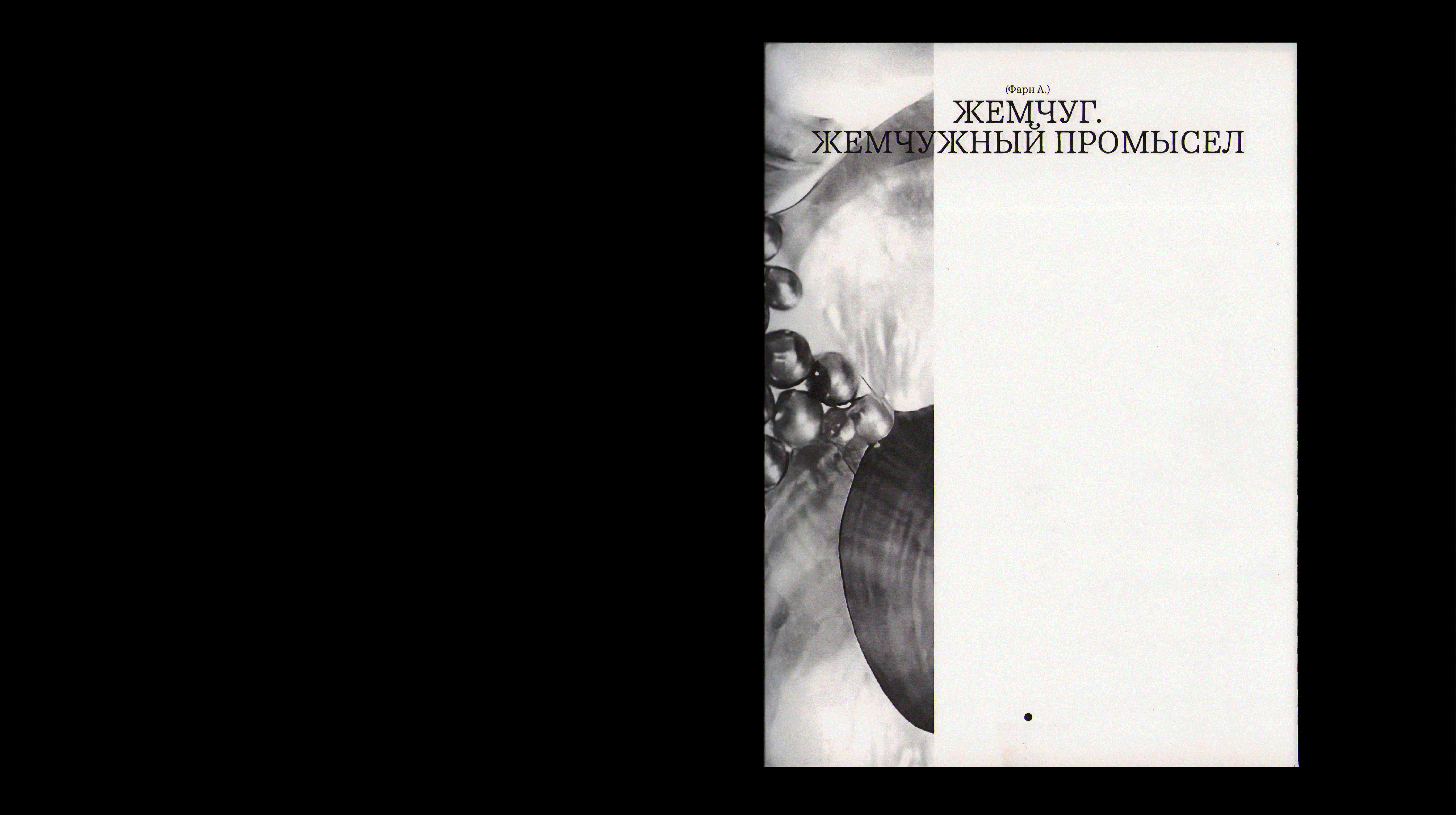 Жемчужный промысел. Сложноструктурная книга — Изображение №1 — Графика на Dprofile