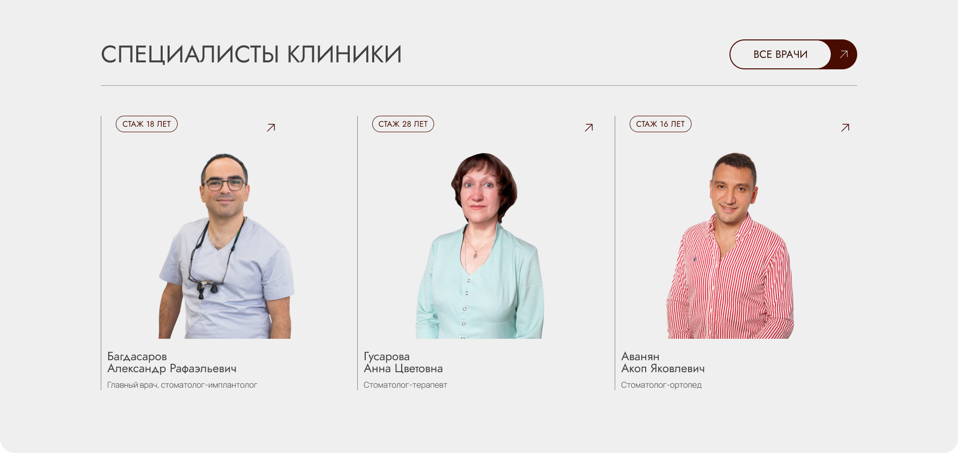 Разработка сайта стоматологии за 21 день — Изображение №3 — Интерфейсы, Брендинг на Dprofile
