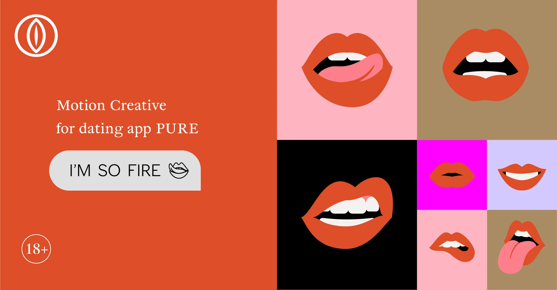 PURE — 30 секунд провокации (Motion Design для дейтинг-приложения) — Изображение №2 — Интерфейсы, Анимация на Dprofile