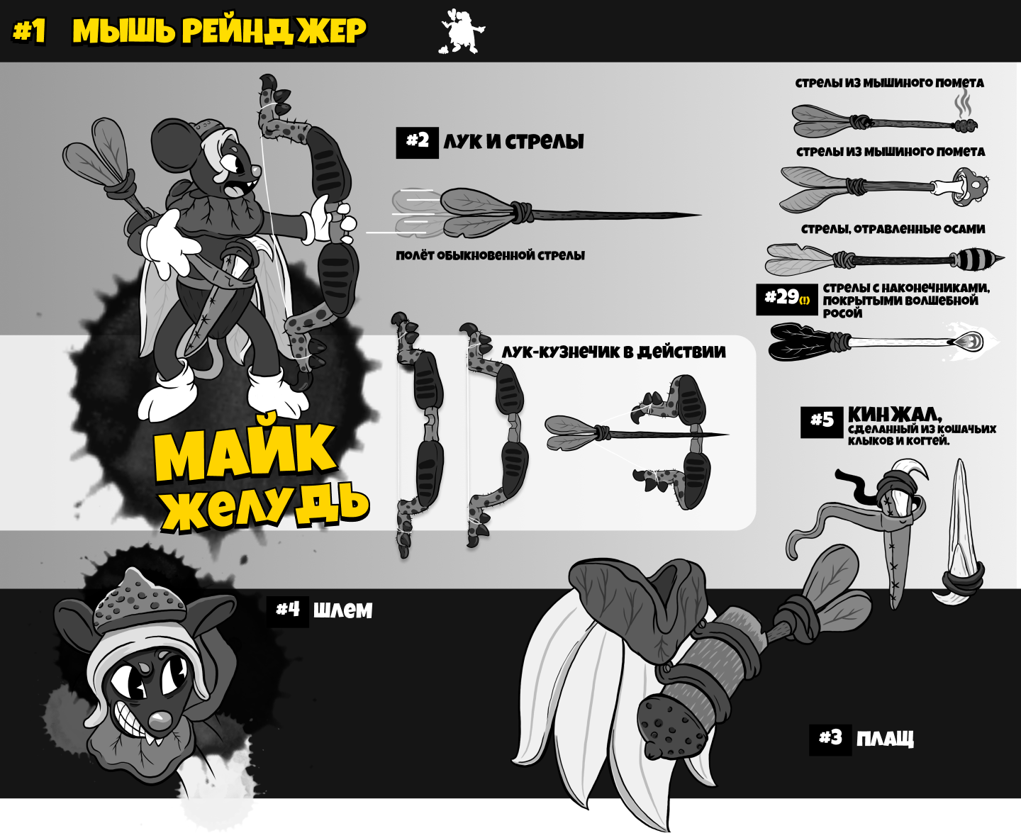 Ink Mice Blackwood Adventure Конкурсная работа Inkoctober 2… — Изображение №8 — Иллюстрация, Анимация на Dprofile