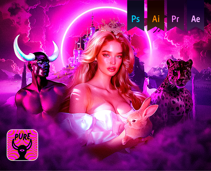 PURE: Alice’s Journey to Pureland, Animated Advertising на Dprofile
