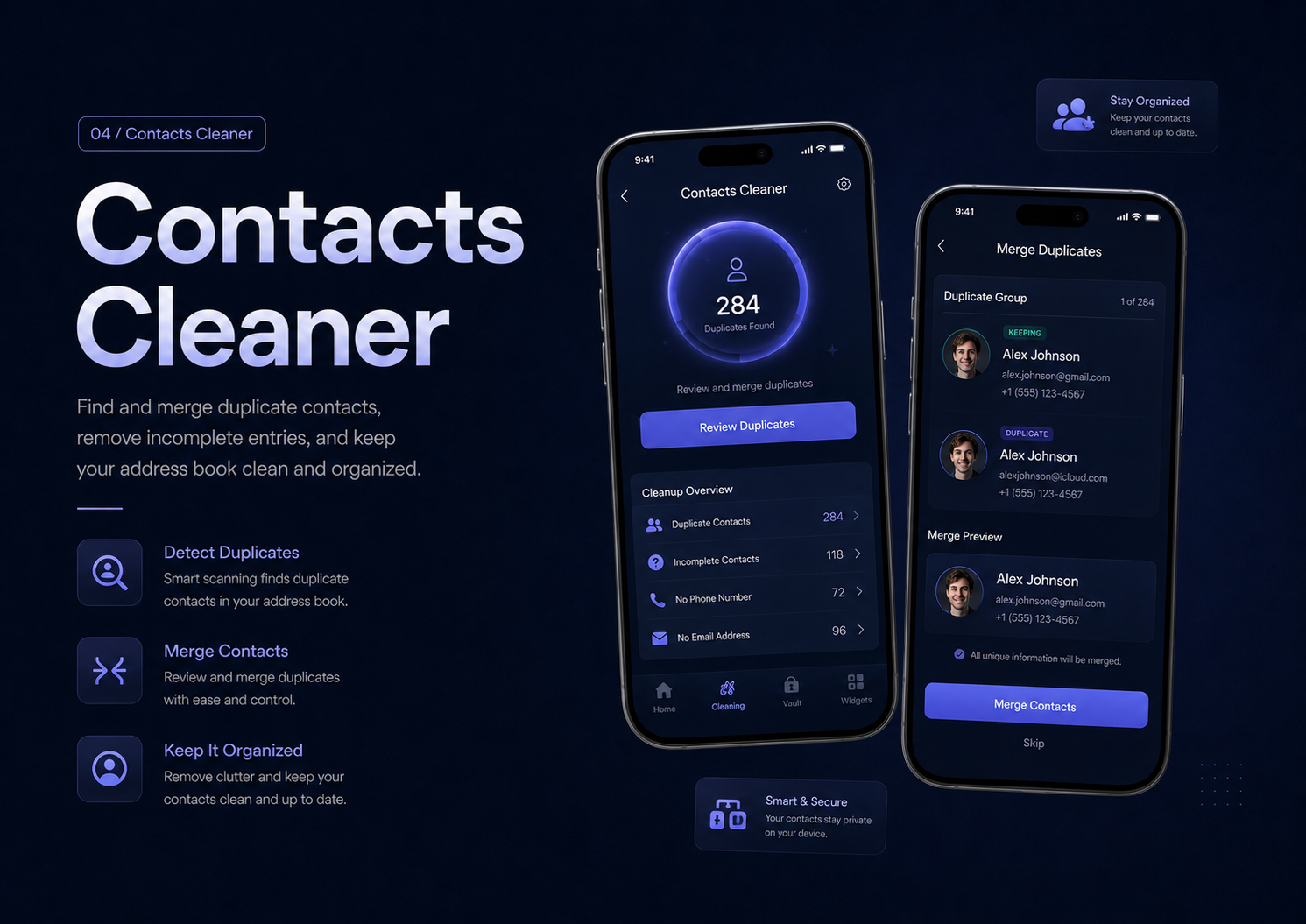 Clean Pro Smart iPhone Cleaner & Privacy App — Изображение №4 — Интерфейсы на Dprofile