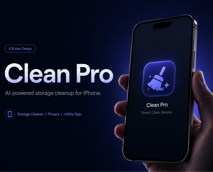 Clean Pro Smart iPhone Cleaner & Privacy App — Интерфейсы на Dprofile