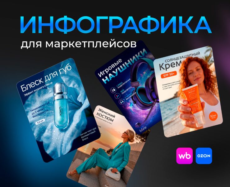 Инфографика для маркетплейсов — Графика, Маркетинг на Dprofile