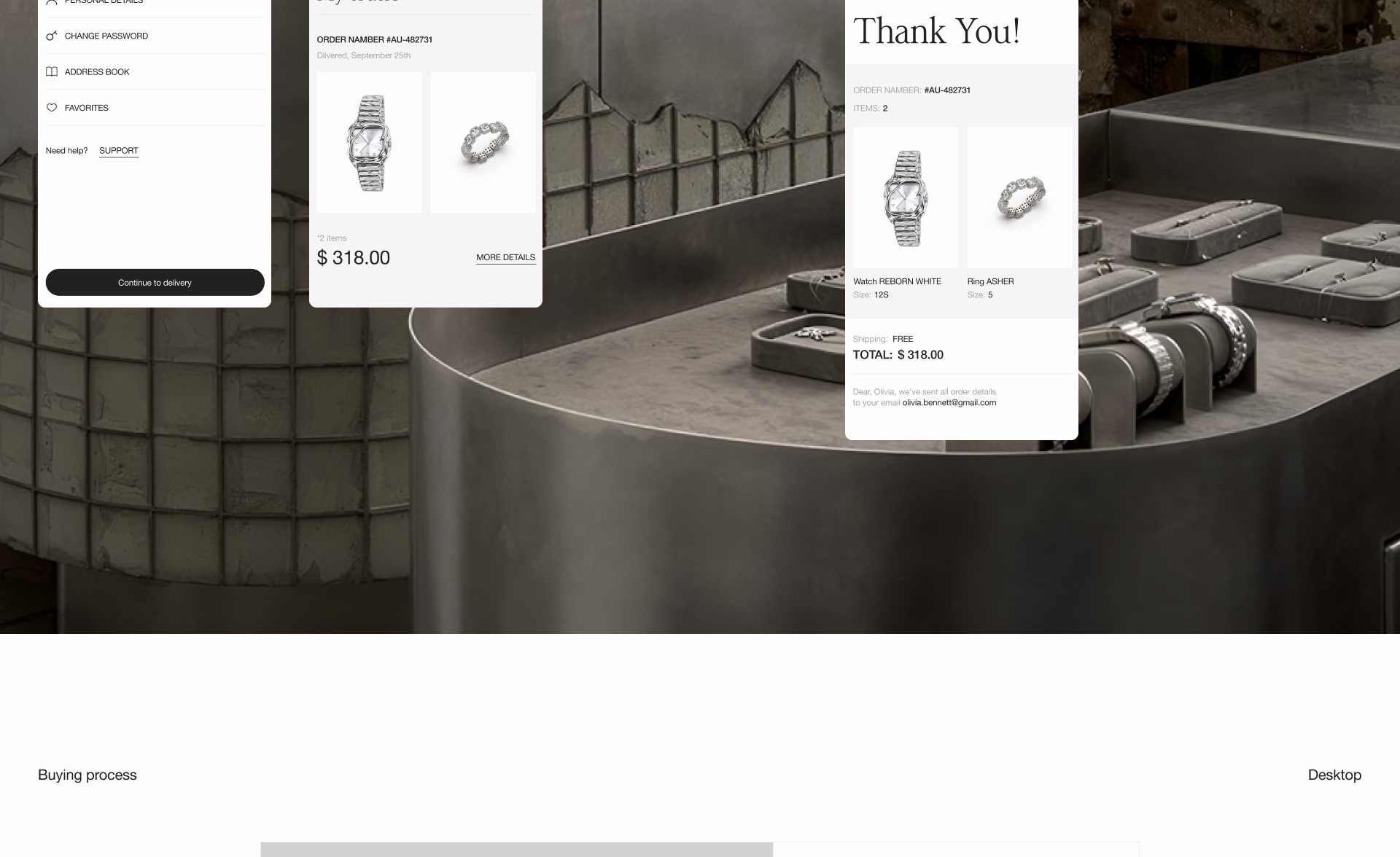 DIONIS JEWELRY — Изображение №13 — Интерфейсы на Dprofile