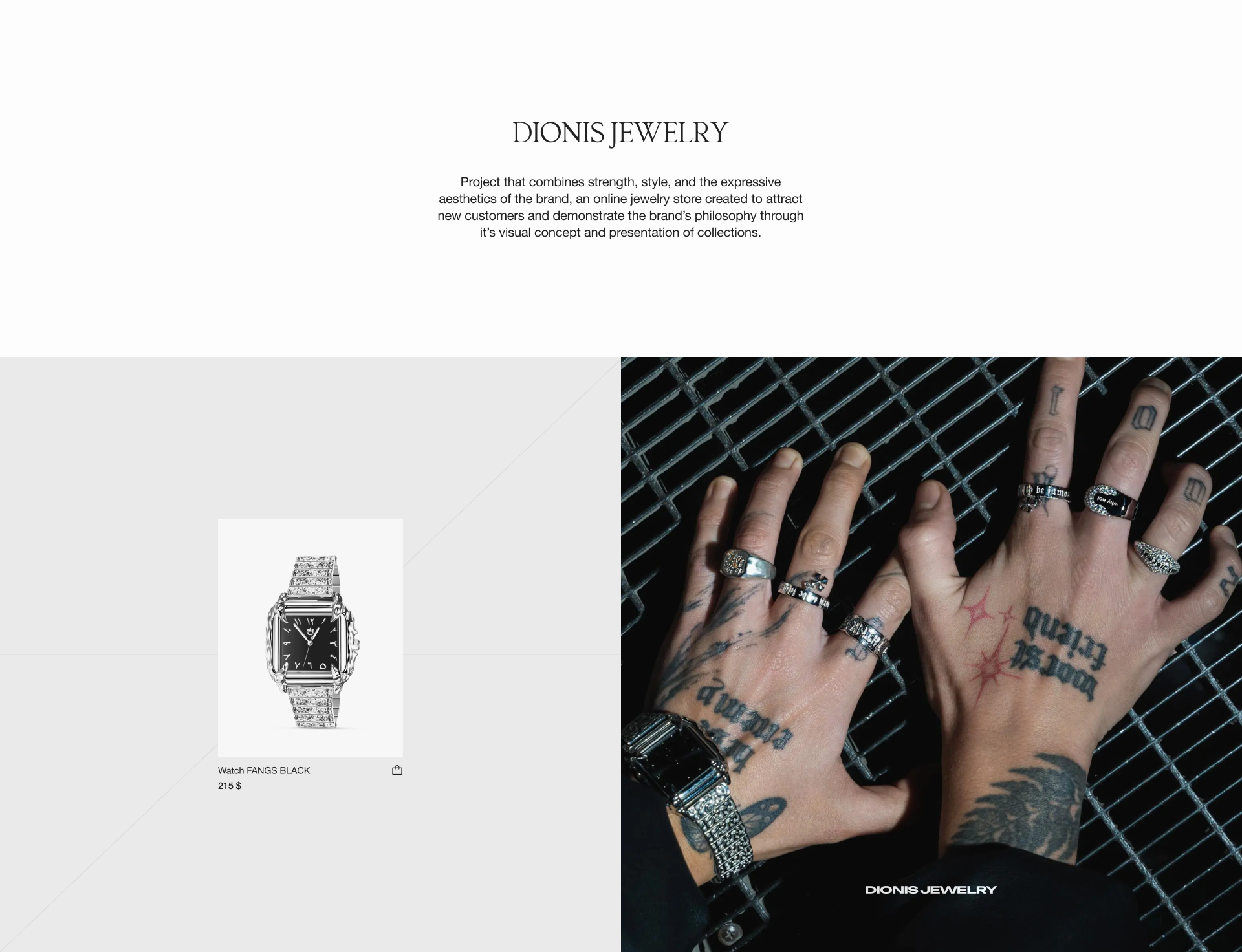 DIONIS JEWELRY — Изображение №2 — Интерфейсы на Dprofile