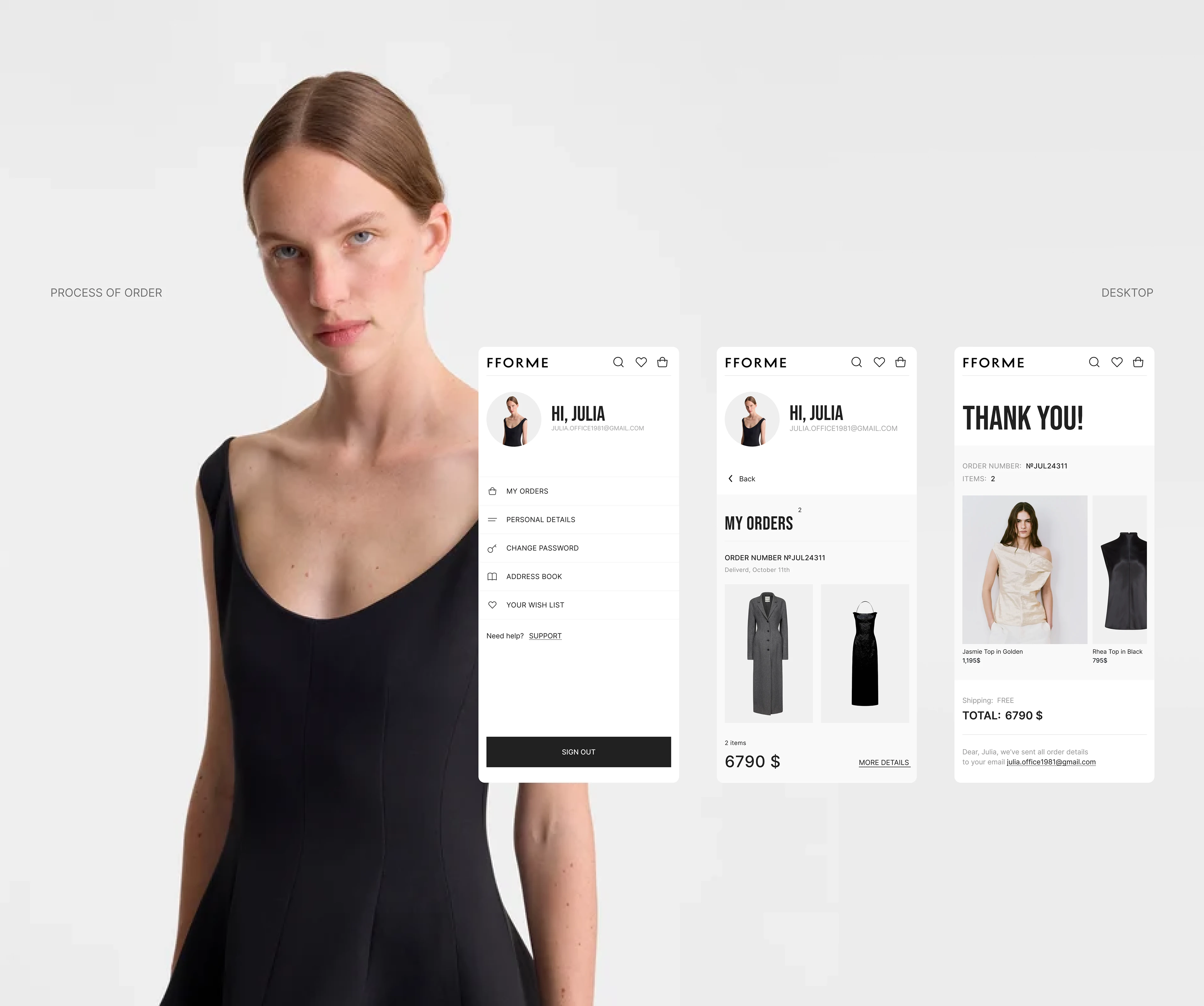 FFORME — Fashion E-commerce Redesign — Изображение №11 — Интерфейсы на Dprofile