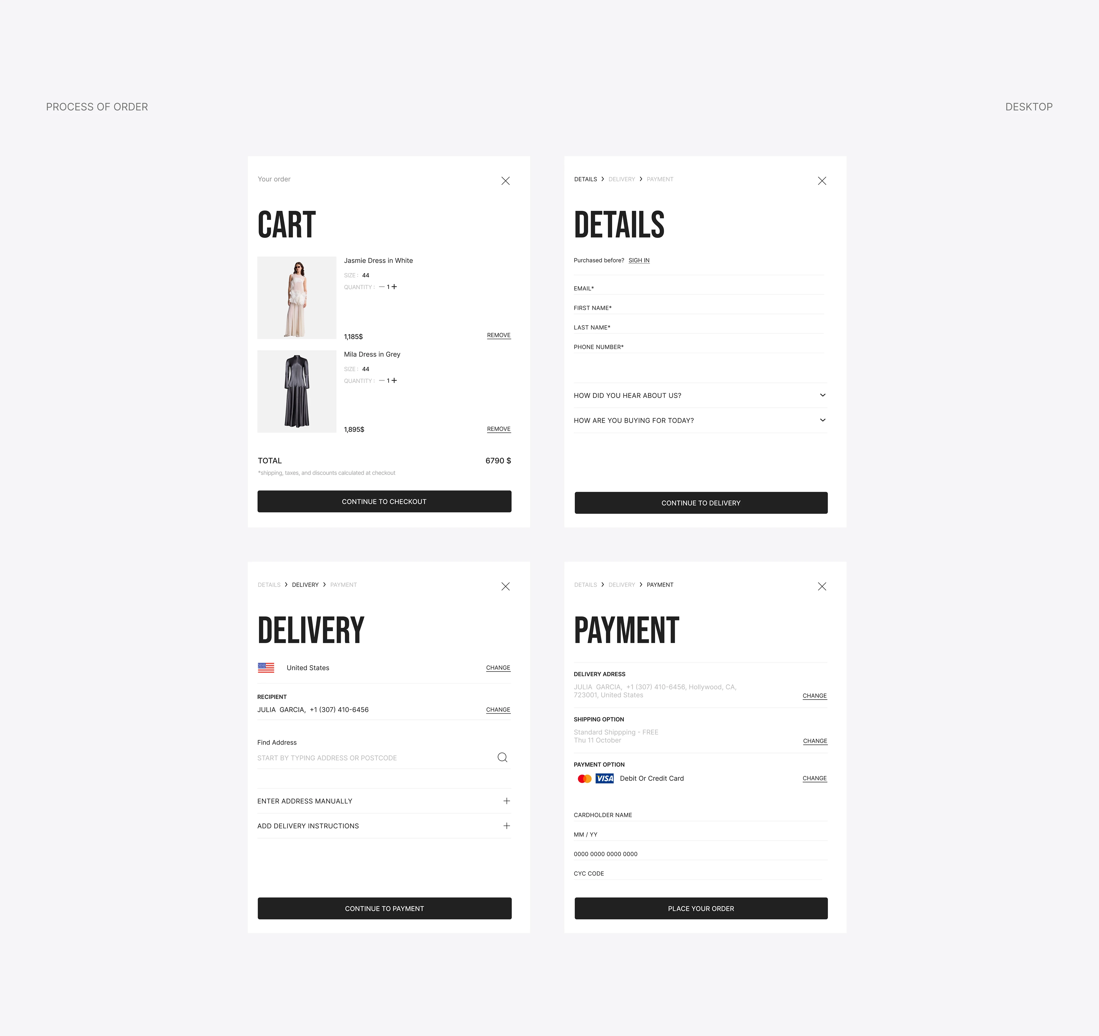 FFORME — Fashion E-commerce Redesign — Изображение №10 — Интерфейсы на Dprofile
