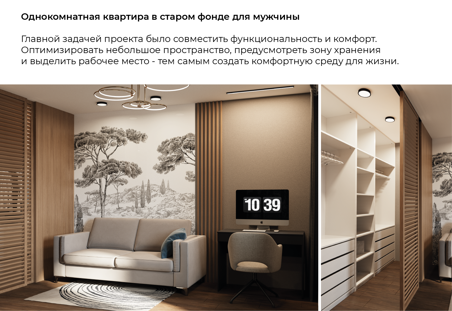 Проект однокомнатной квартиры, Новосибирск — Изображение №2 — Архитектура на Dprofile