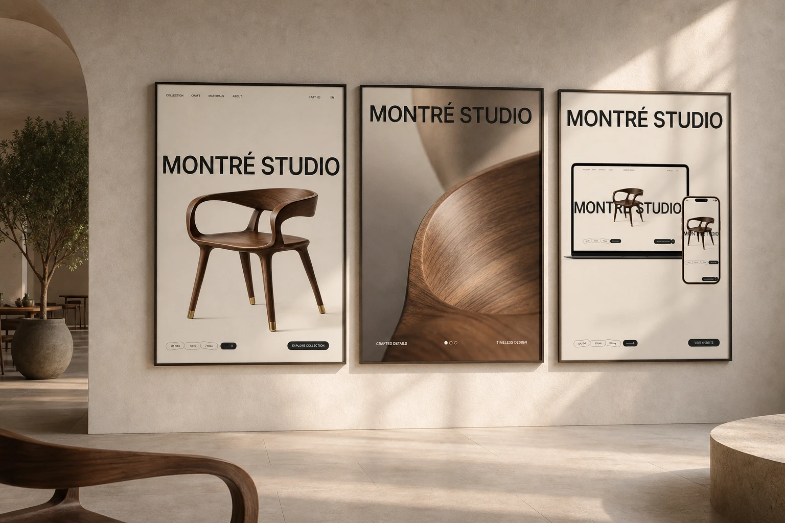 MONTRÉ STUDIO — Furniture E-commerce Website — Изображение №6 — Интерфейсы на Dprofile