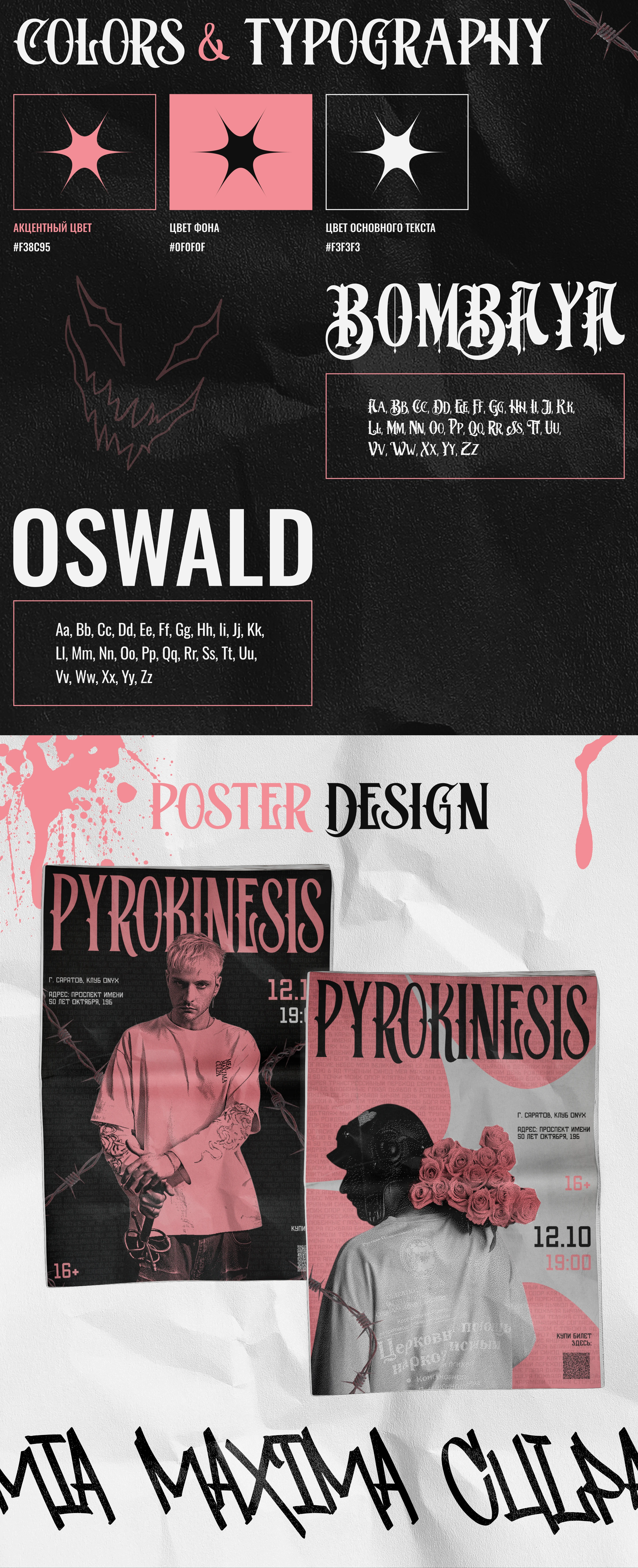 Poster design || Pyrokinesis — Изображение №3 — Графика, Маркетинг на Dprofile