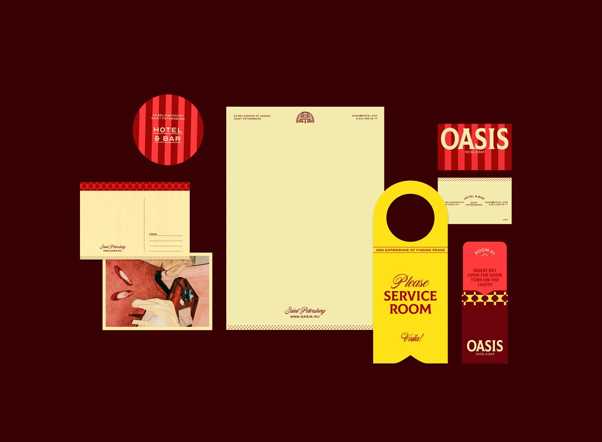 Oasis Hotel | Фирменный стиль — Изображение №9 — Брендинг на Dprofile