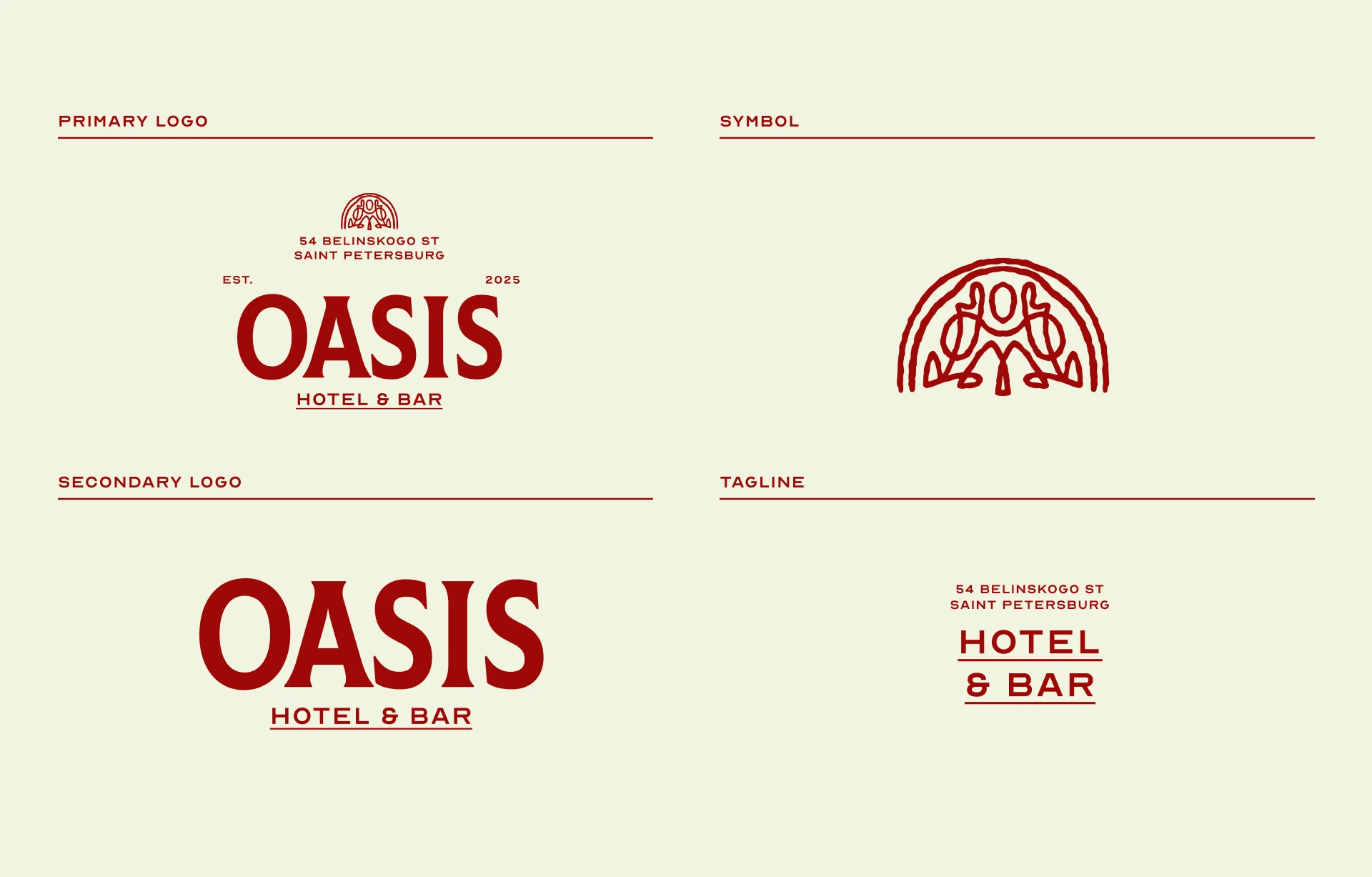 Oasis Hotel | Фирменный стиль — Изображение №4 — Брендинг на Dprofile