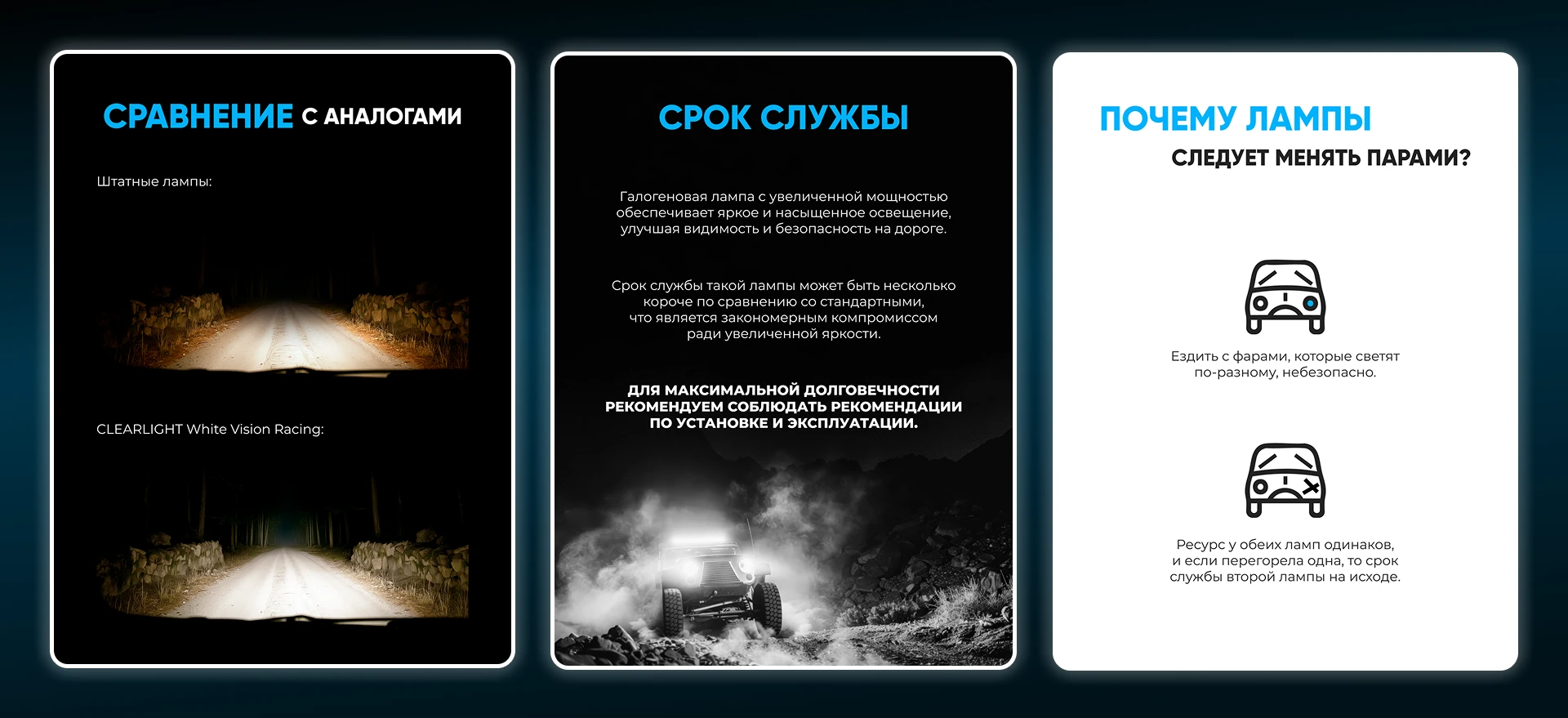 Инфографика автомобильные лампы CLEARLIGHT | Дизайн для WB и Ozon — Изображение №12 — Графика, Маркетинг на Dprofile