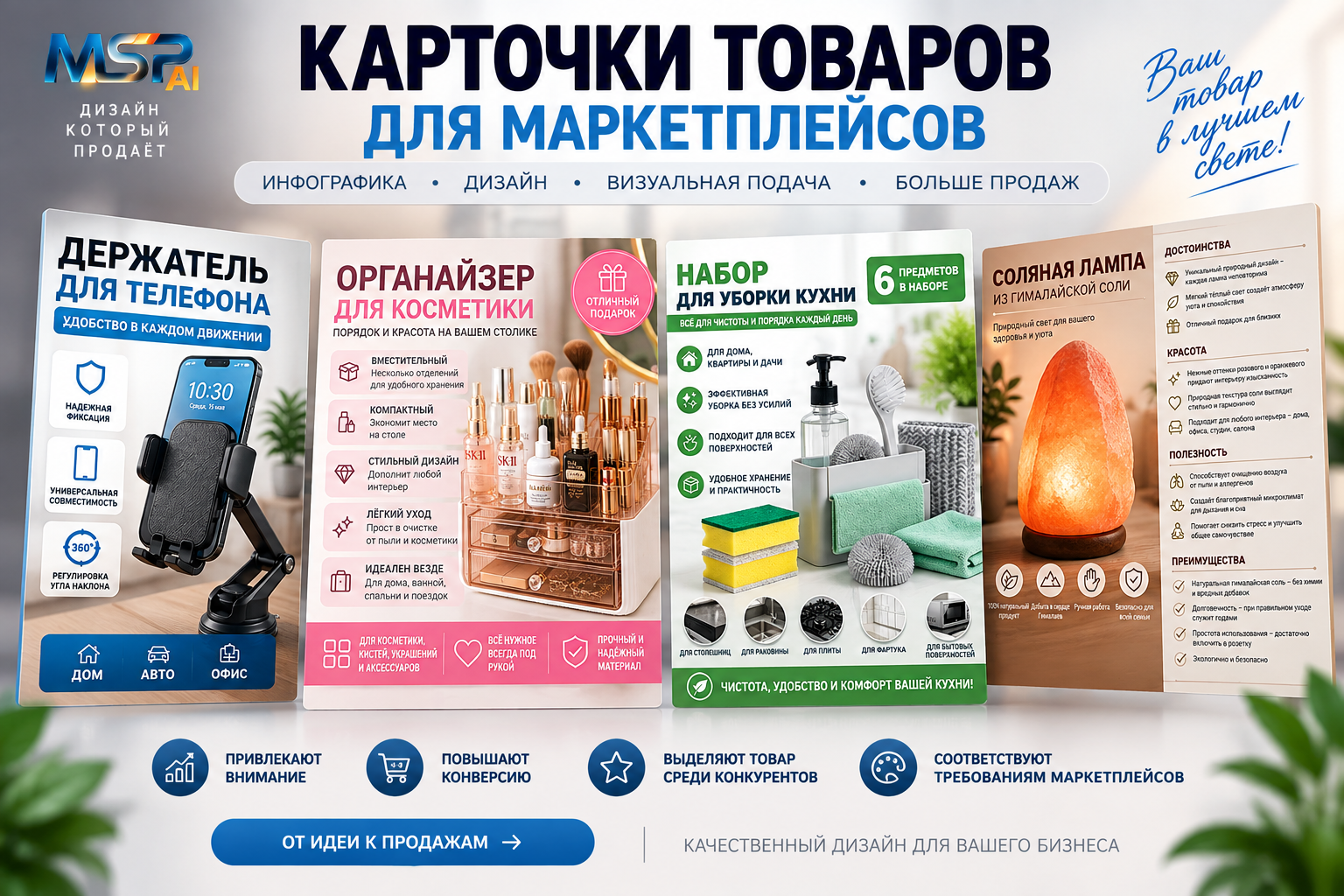 Карточки товаров для маркетплейсов — Изображение №1 — Графика на Dprofile