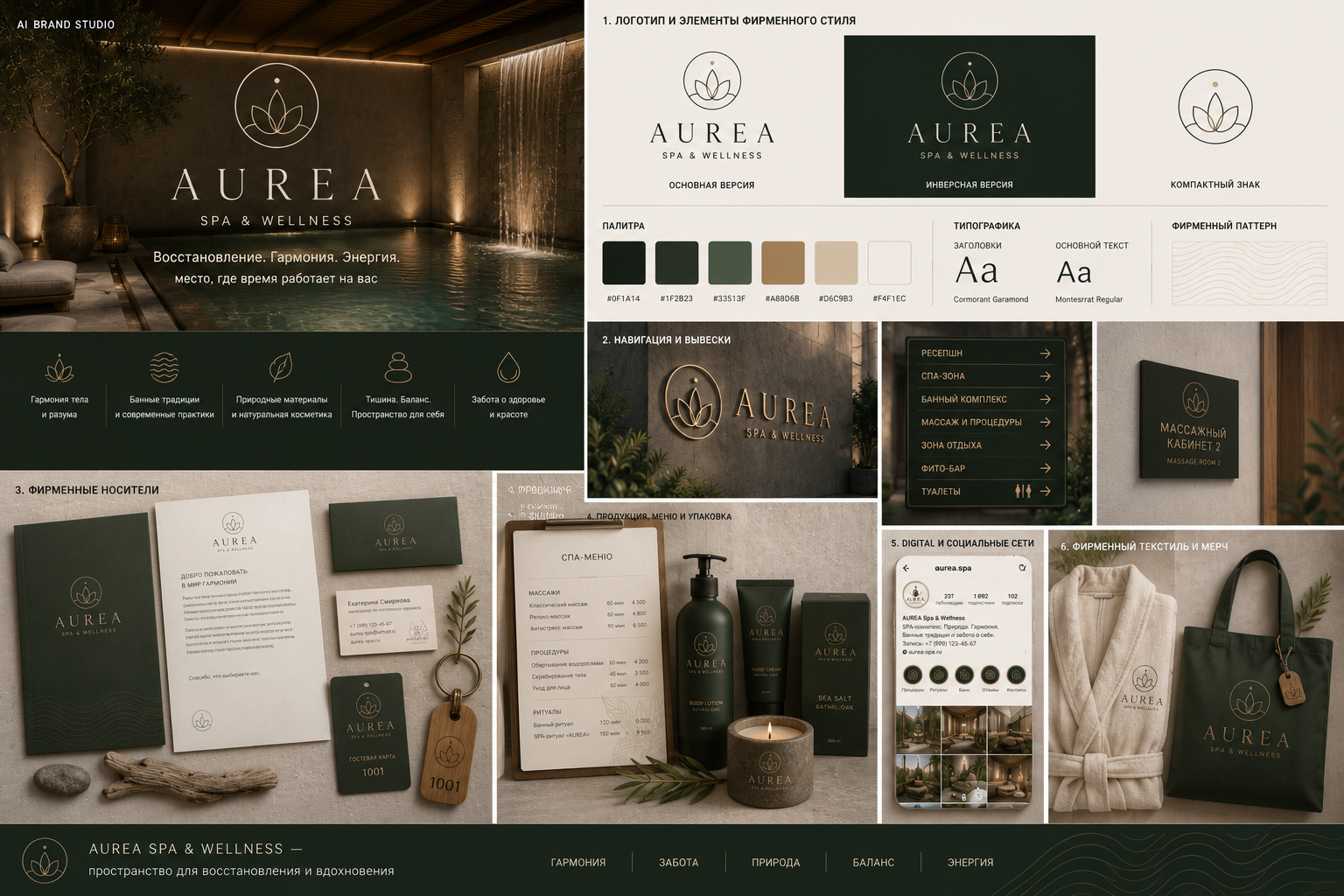 UREA SPA & WELLNESS | Брендинг и фирменный стиль — Изображение №1 — Брендинг на Dprofile