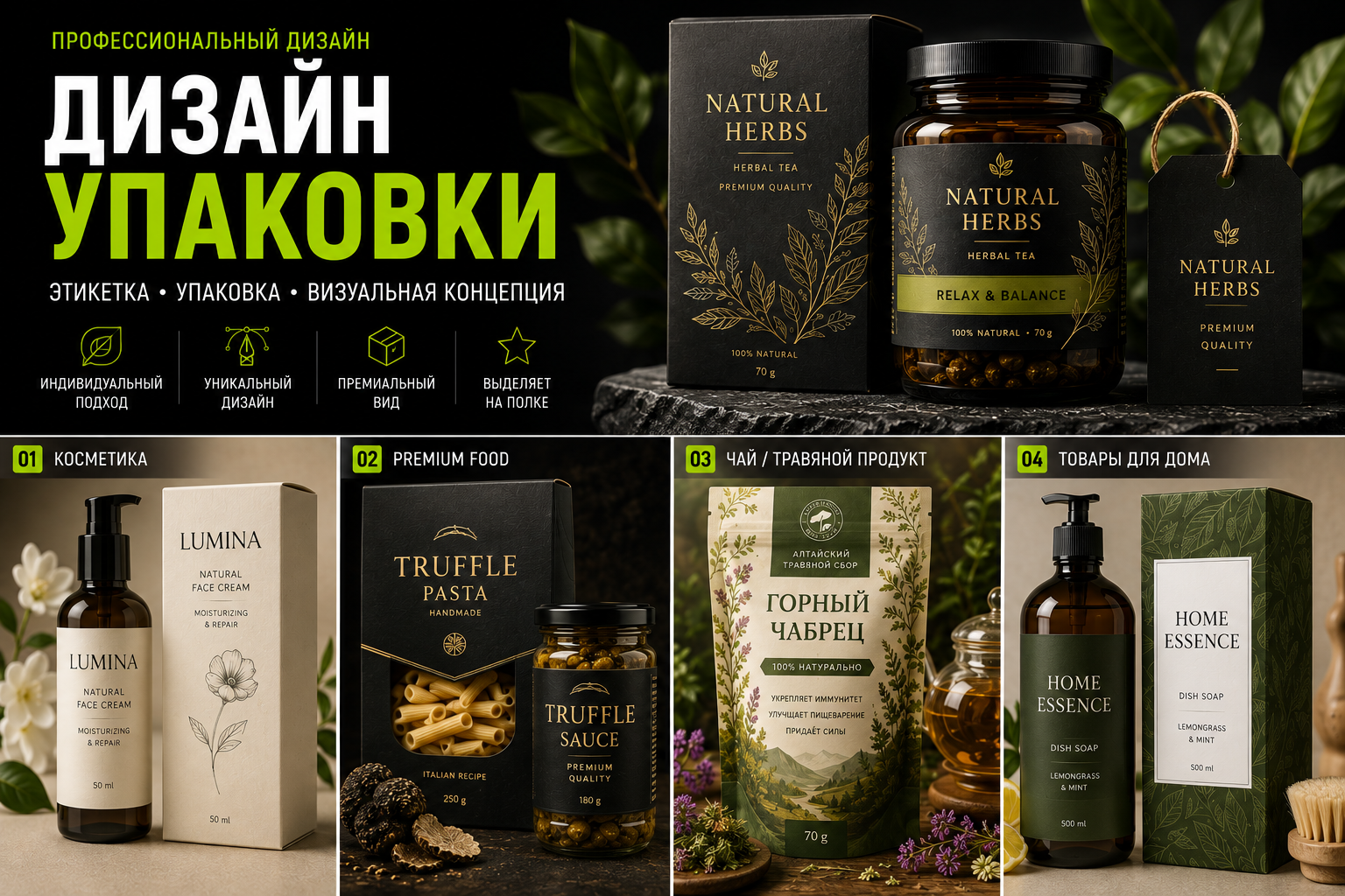 Дизайн упаковки и этикеток | Premium Packaging — Изображение №1 — Брендинг на Dprofile