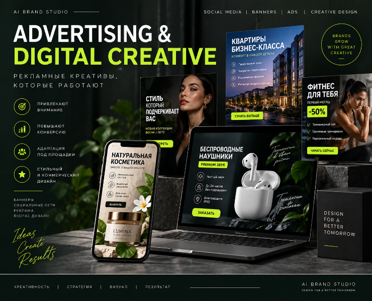 Рекламные креативы и баннеры | Digital Design — Маркетинг на Dprofile