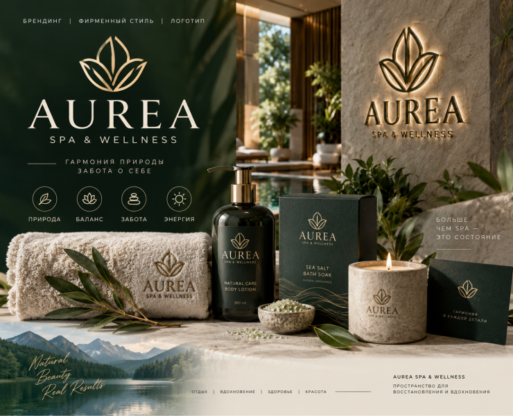 UREA SPA & WELLNESS | Брендинг и фирменный стиль — Брендинг на Dprofile