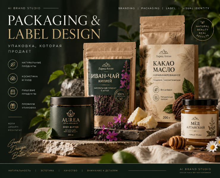 Дизайн упаковки и этикеток | Premium Packaging — Брендинг на Dprofile
