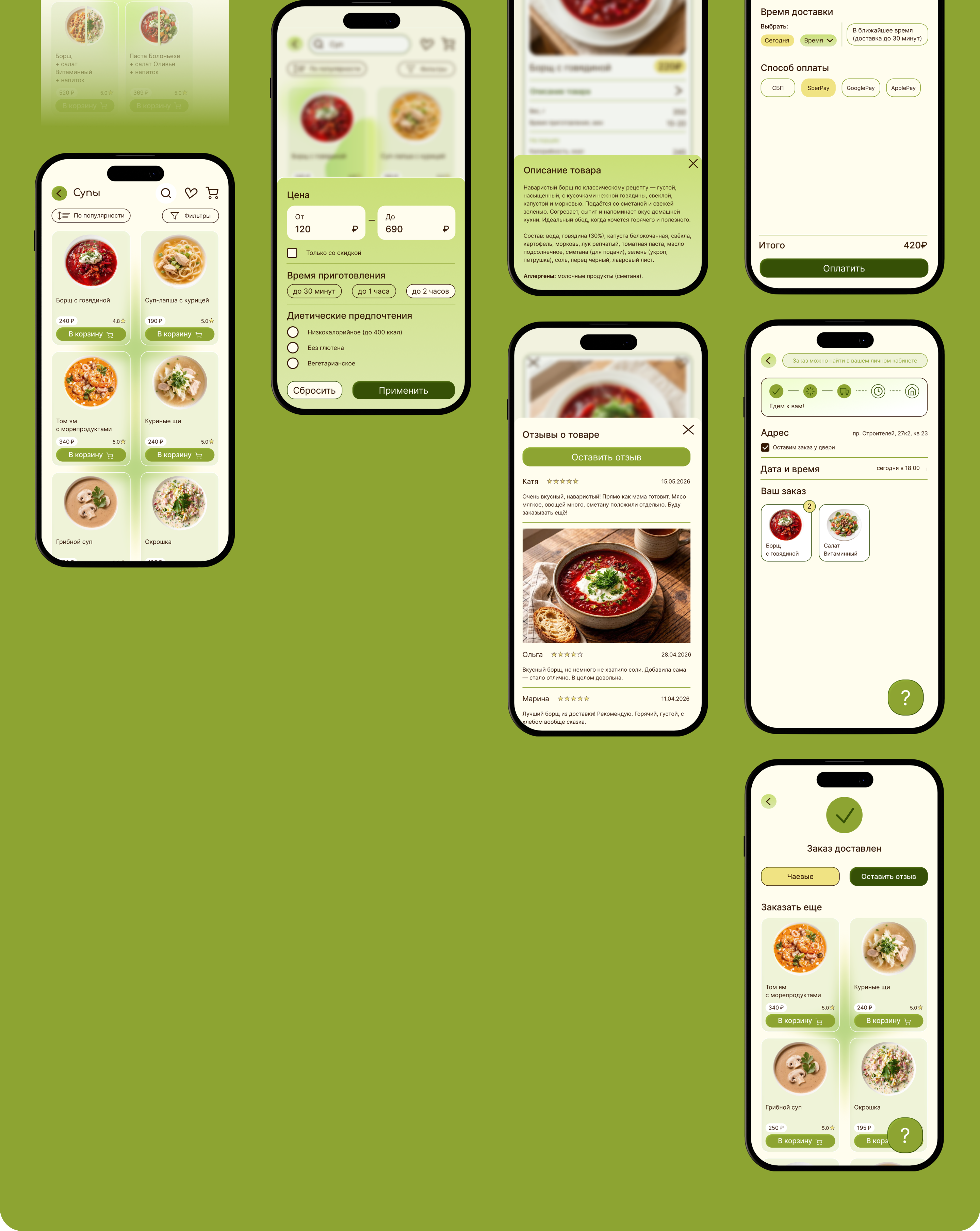 YouMeal — сервис доставки еды — Изображение №17 — Интерфейсы на Dprofile