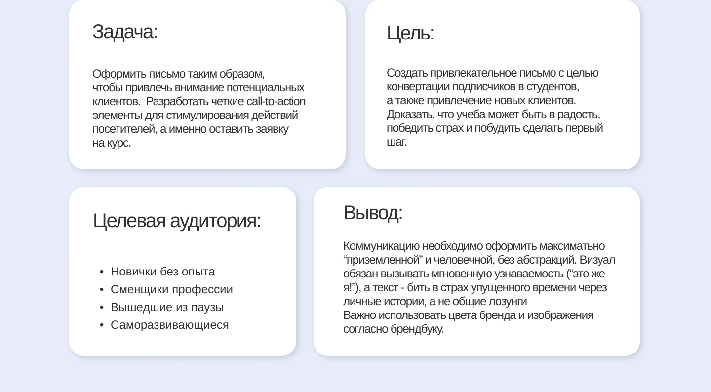 Дизайн email-рассылки  для Skypro — Изображение №2 — Брендинг, Маркетинг на Dprofile