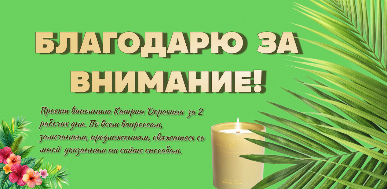 инфографика для вайлдберрис, ароматическая свеча — Изображение №5 — Графика, Маркетинг на Dprofile