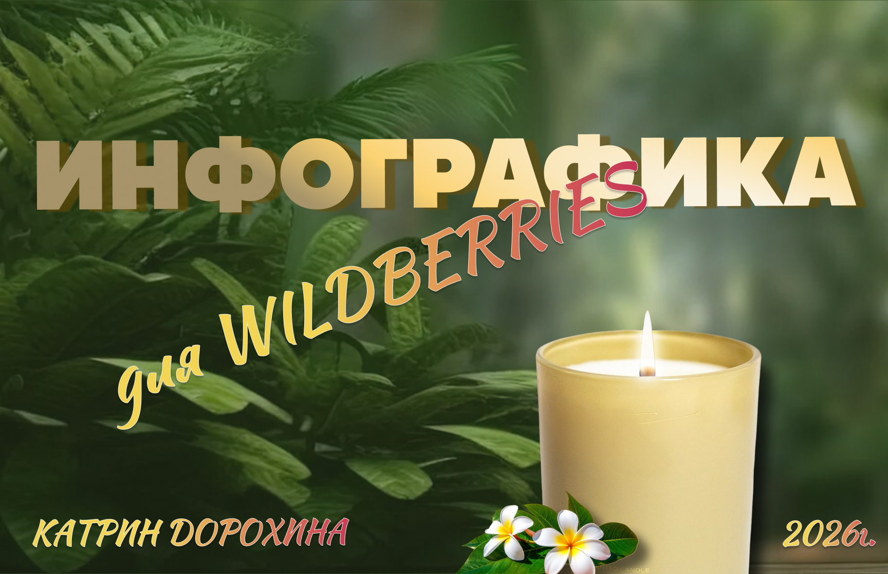 инфографика для вайлдберрис, ароматическая свеча — Изображение №1 — Графика, Маркетинг на Dprofile