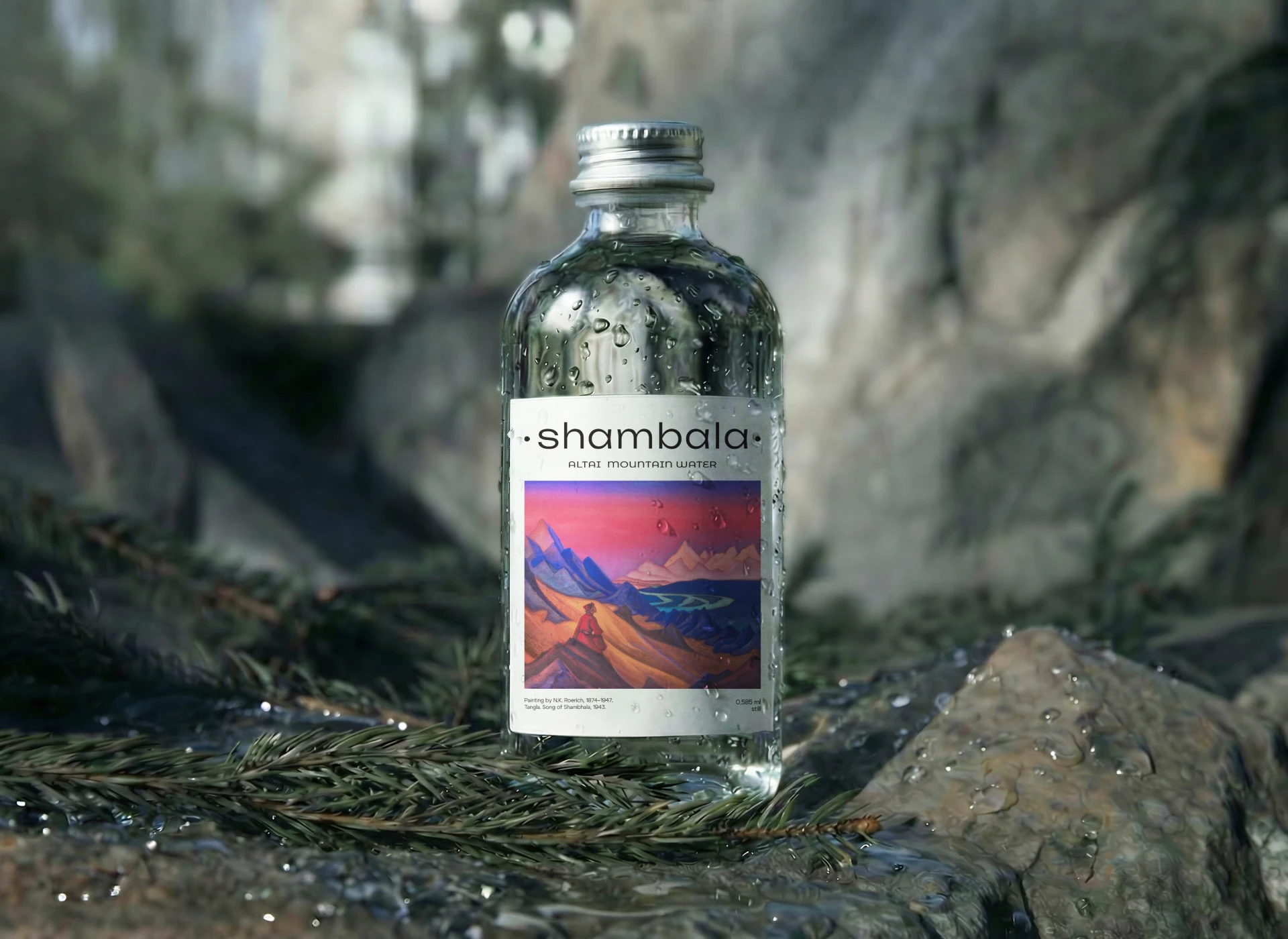 SHAMBALA — брендинг и упаковка премиальной воды — Изображение №7 — Брендинг на Dprofile